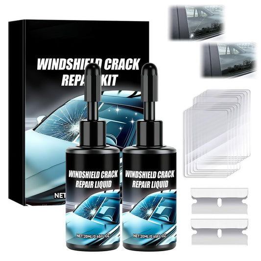 Yicengy 2Pcs Windshield Chip Repair Kit - 2026 Upgrade Car Windshield Crack Repair Kit, 5MinQuick-Glass Repair Liquid,Glass Repair Liquid for Long-Lasting for Windshields, Mirrors,All Crack Types