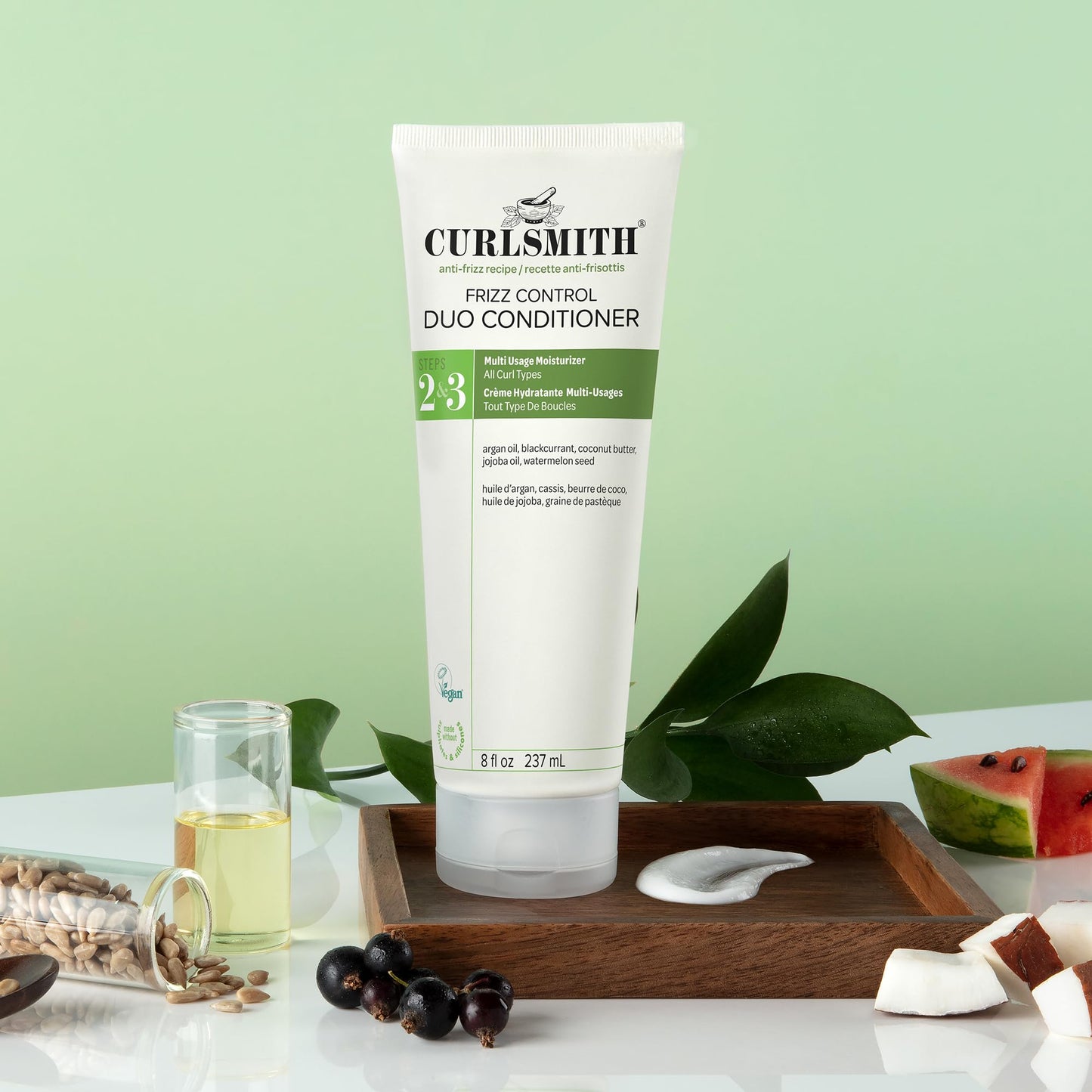 CURLSMITH Frizz Control Duo Anti Frizz Condtioner for Curly Hair
