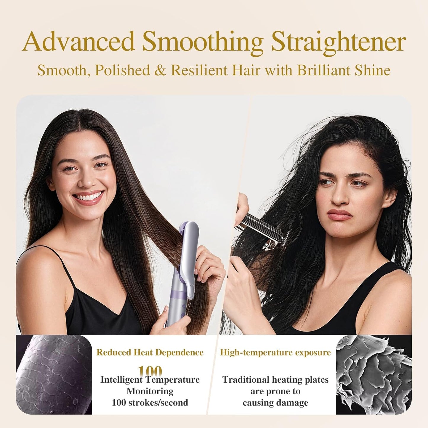 5 in 1 Hot Air Styler - Ionic Hair Dryer, Volumizer & Curlers | Frizz-Free Styling Tool with Travel Bag