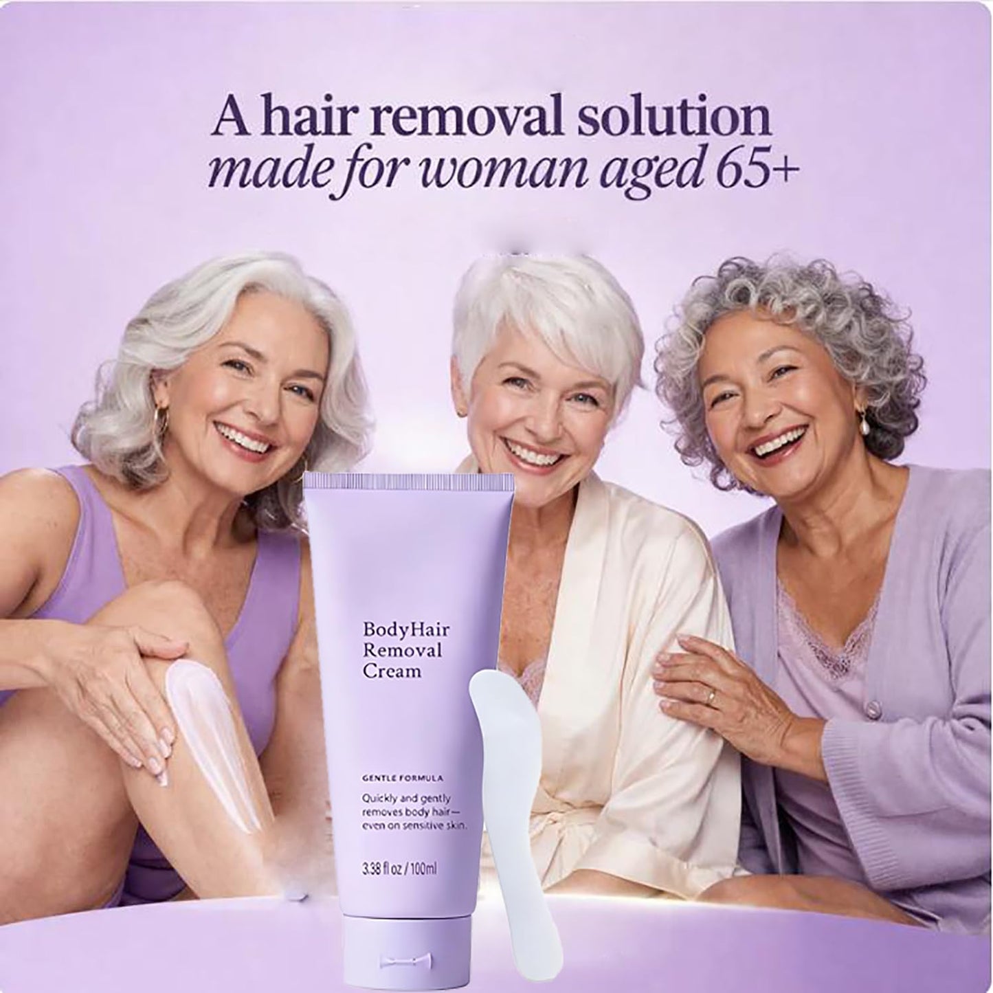 Snatched Hair Removal Cream, Body & Facial Hair Remover Cream for Woman Aged 65+, Bikini Hair Removal Cream (1PC)