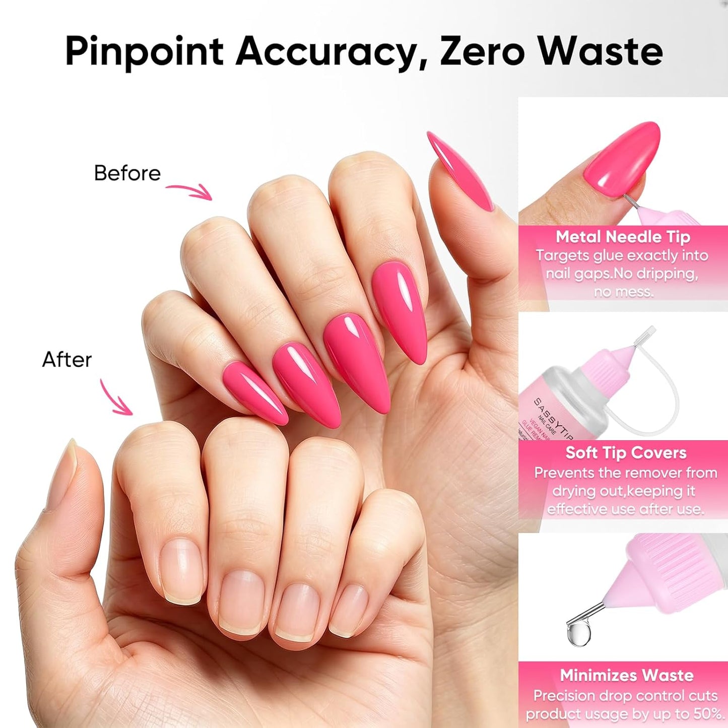 Nail Glue Remover | Acetone-Free Gentle Formula for Press-On & Acrylic Nails - 30ml