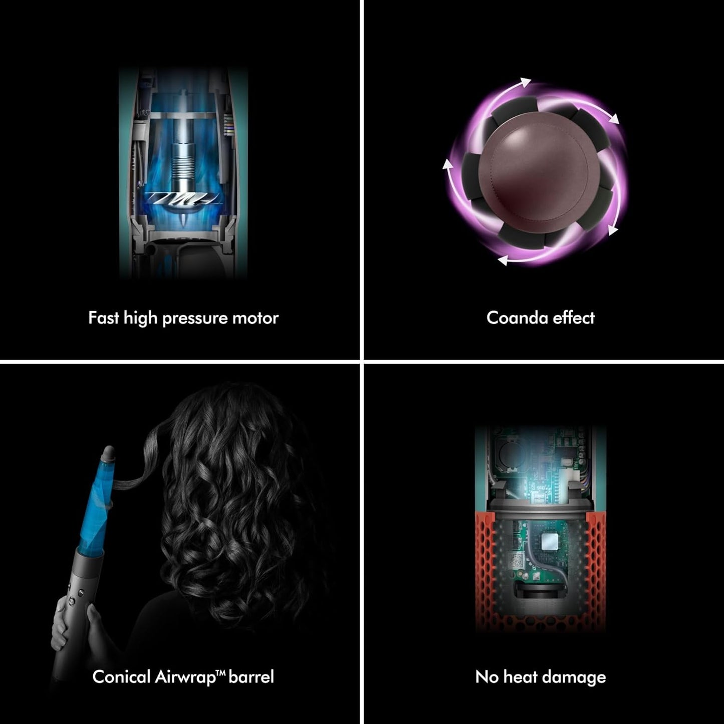 Dyson Airwrap Multi-Styler - 6-in-1 Intelligent Hair Styler with Bluetooth, No Heat Damage