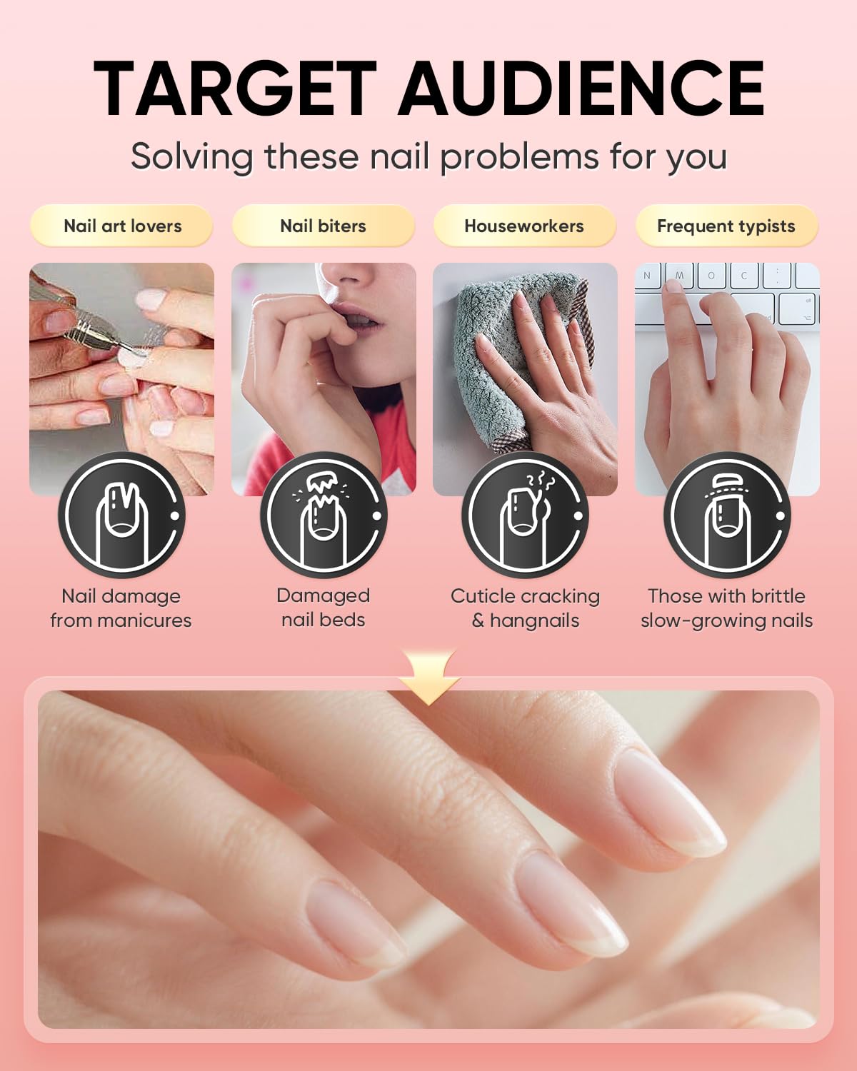 Velour Rosa Nail & Cuticle Oil | Natural Plant-Based Treatment with Jojoba Oil & Vitamin E - Deep Hydration for Dry Nails & Cuticles - 1.0 fl oz