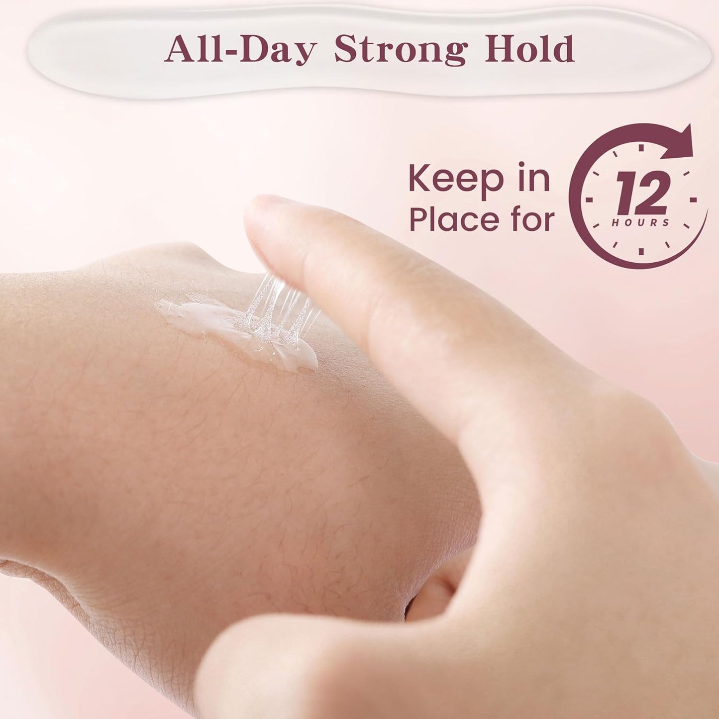 Body Adhesive for Clothes - 80ml Sweat-Proof Skin Glue for Dancers, Socks, Stockings & Costumes