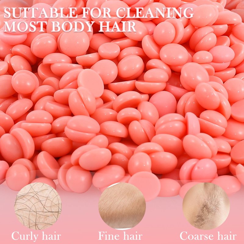 Wax Beads Bulk - 2.5lb Wax Beans Supplies for Esthetician - Professinal Painless Waxing for Face, Upper Lip, Bikini, Leg, Women Natural Melting Kit - Hypoallergenic Hard Wax Beads Bulk