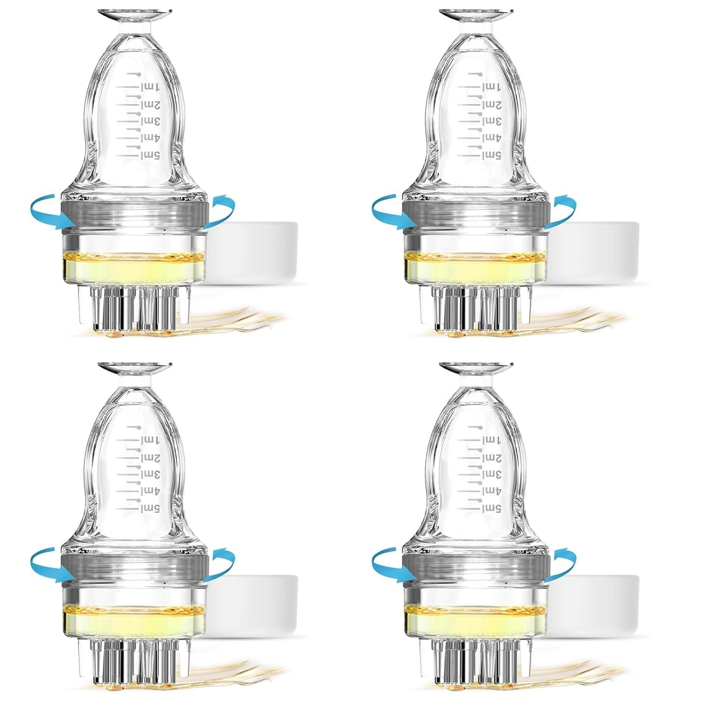 Hair Growth Applicator - Minoxidil Scalp Serum Comb for Direct Application | Nourishing Tool for Healthy Roots (1 PCS)