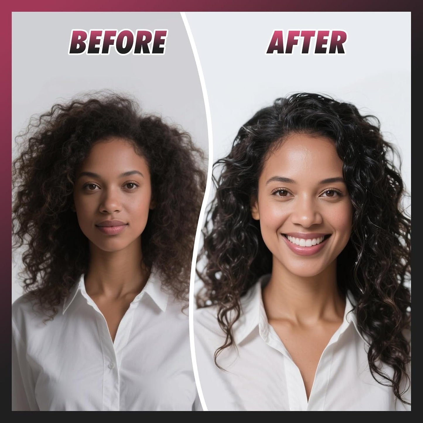 Curl Defining Hair Brush - Effortlessly Detangle & Style | Vented Design for Wet/Dry Hair