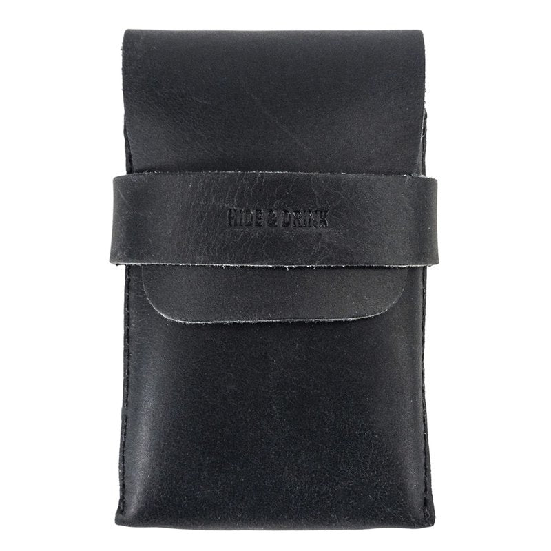 Hide & Drink, Classic Case for Playing Cards (Not Included) Secure Storage, Playing Deck Holder, Travel Accessory, Full Grain Leather, Handmade, Bourbon Brown