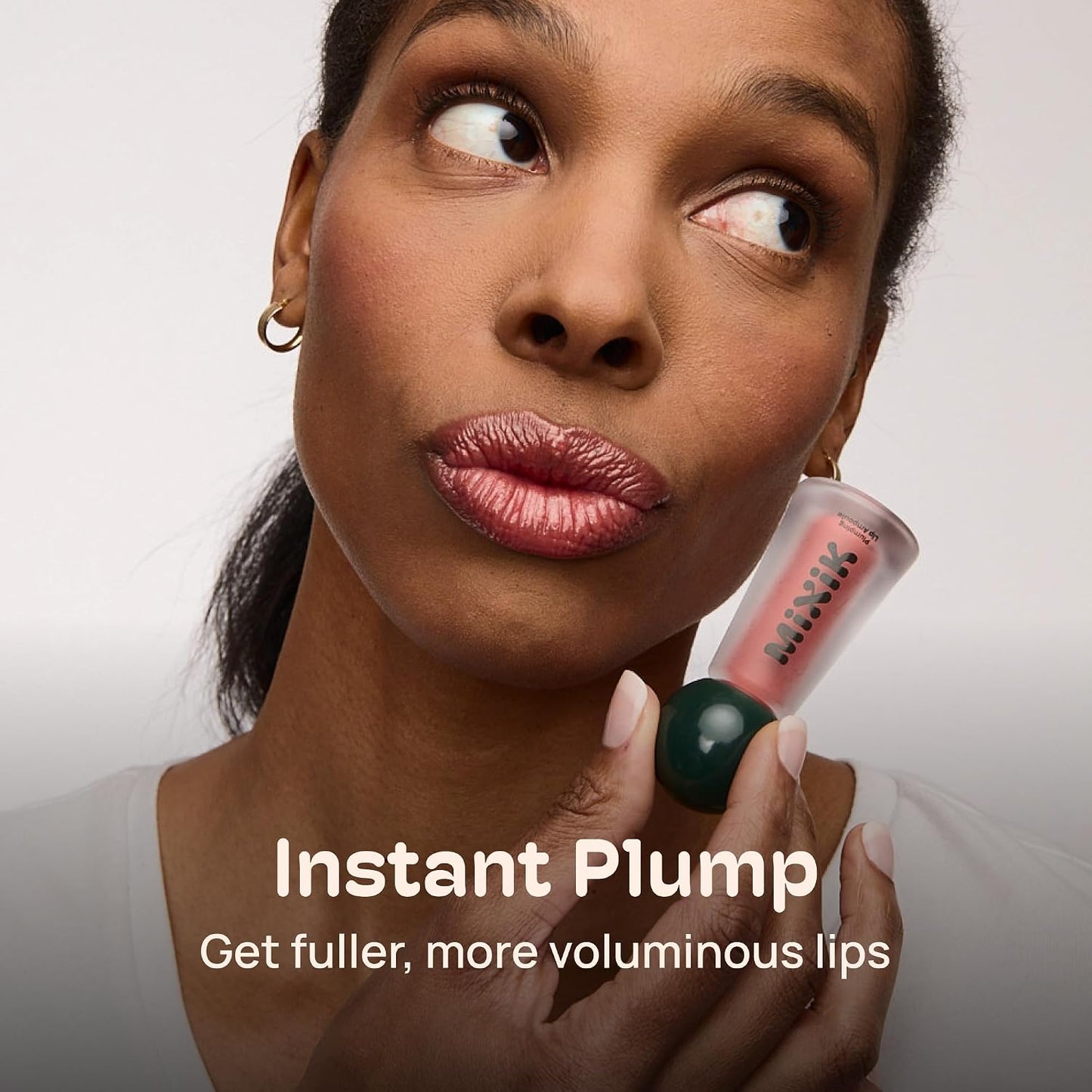 Plumping Lip Ampoule - Hydrating Shea Butter & Argan Oil Gloss for Smooth, Glossy Lips | Apricot Plump