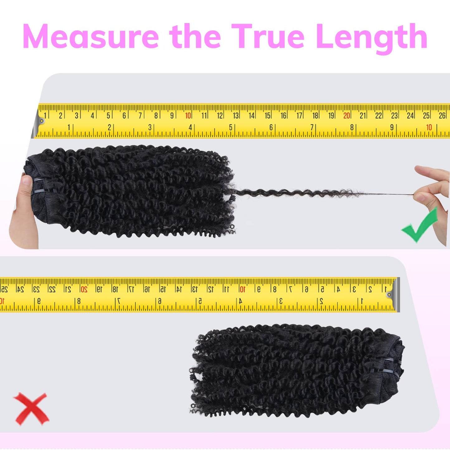IDN BEAUTY Seamless Clip In Hair Extensions Human Hair, 3c 4a 4c Afro Kinky Curly 14 Inch 110g 7pcs Natural Black Seamless Curly Clip Ins Remy Hair Seamless Clip Ins For Black Women PU Invisible Edge