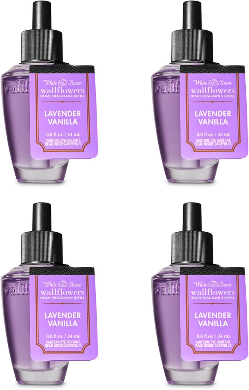 Lavender Vanilla Wallflower Refills - Odor Eliminating Scent | 4 Bulbs