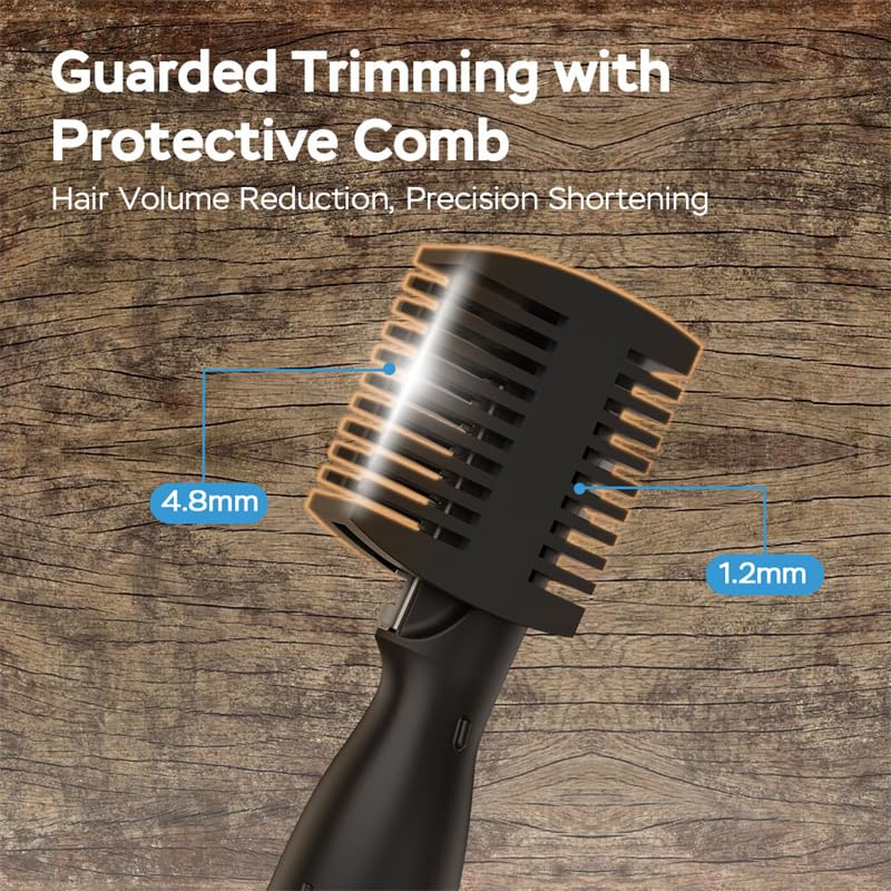 Aisleek Precision Eyebrow & Facial Hair Trimmer for Men, Battery Powered