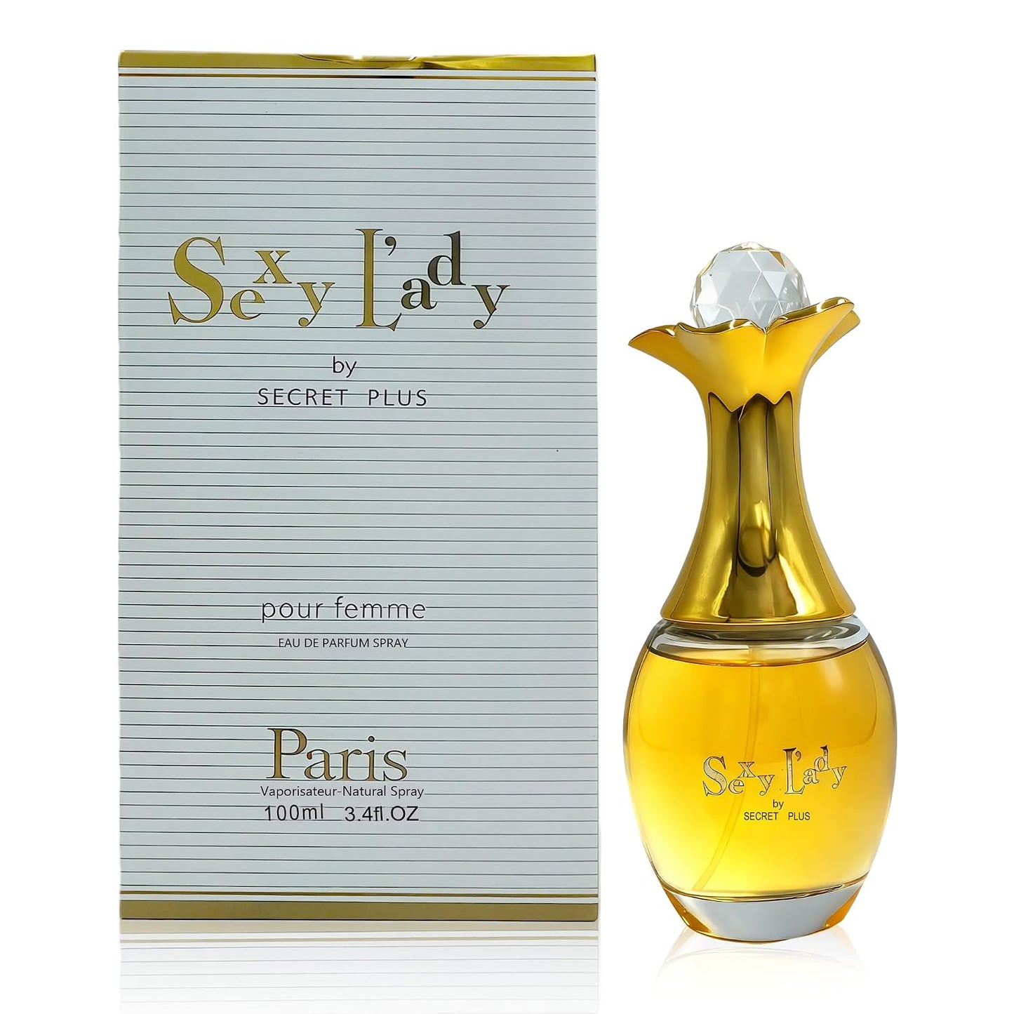Nice Girl Women's Perfume - Chypre Floral Eau De Parfum with Rose, Jasmine & Vanilla | 2.7 Fl Oz Elegant Bottle