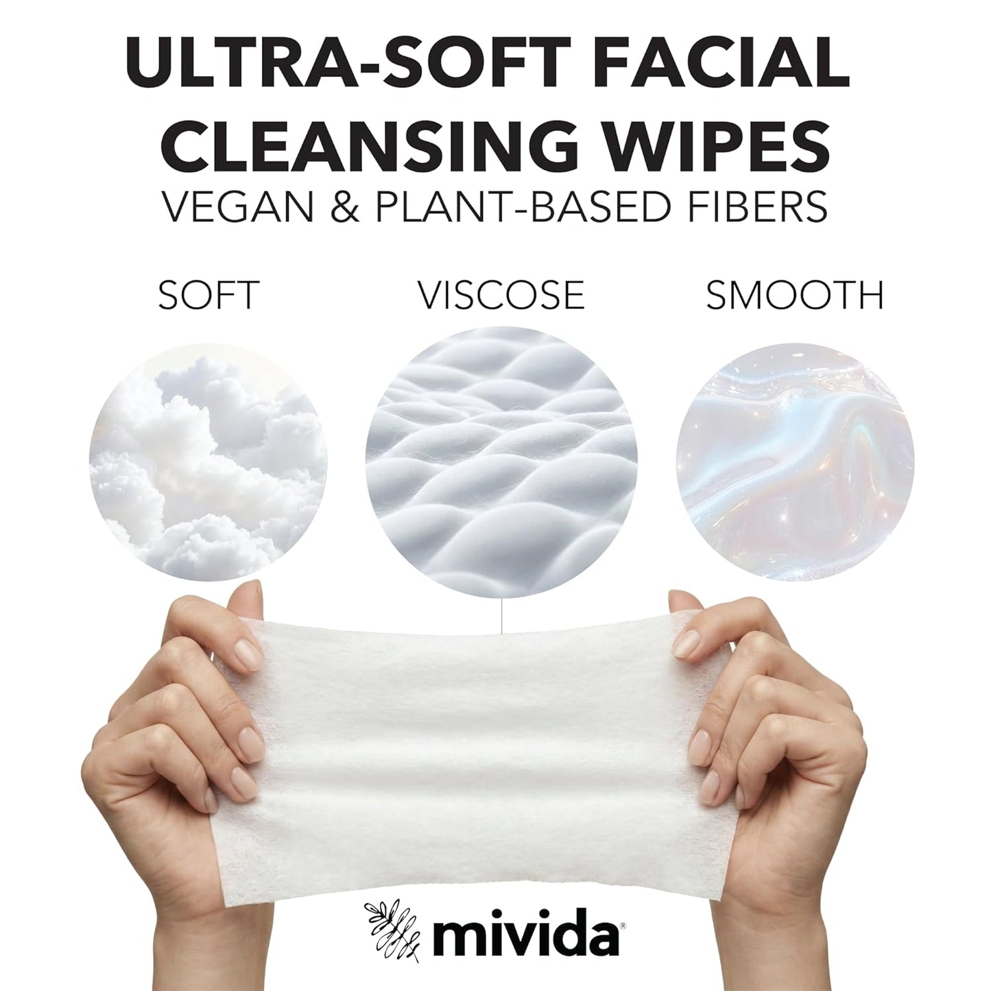 Hypoallergenic Mini Makeup Remover Wipes - Travel Size, 80ct | Vitamin E, Dermatologist Tested