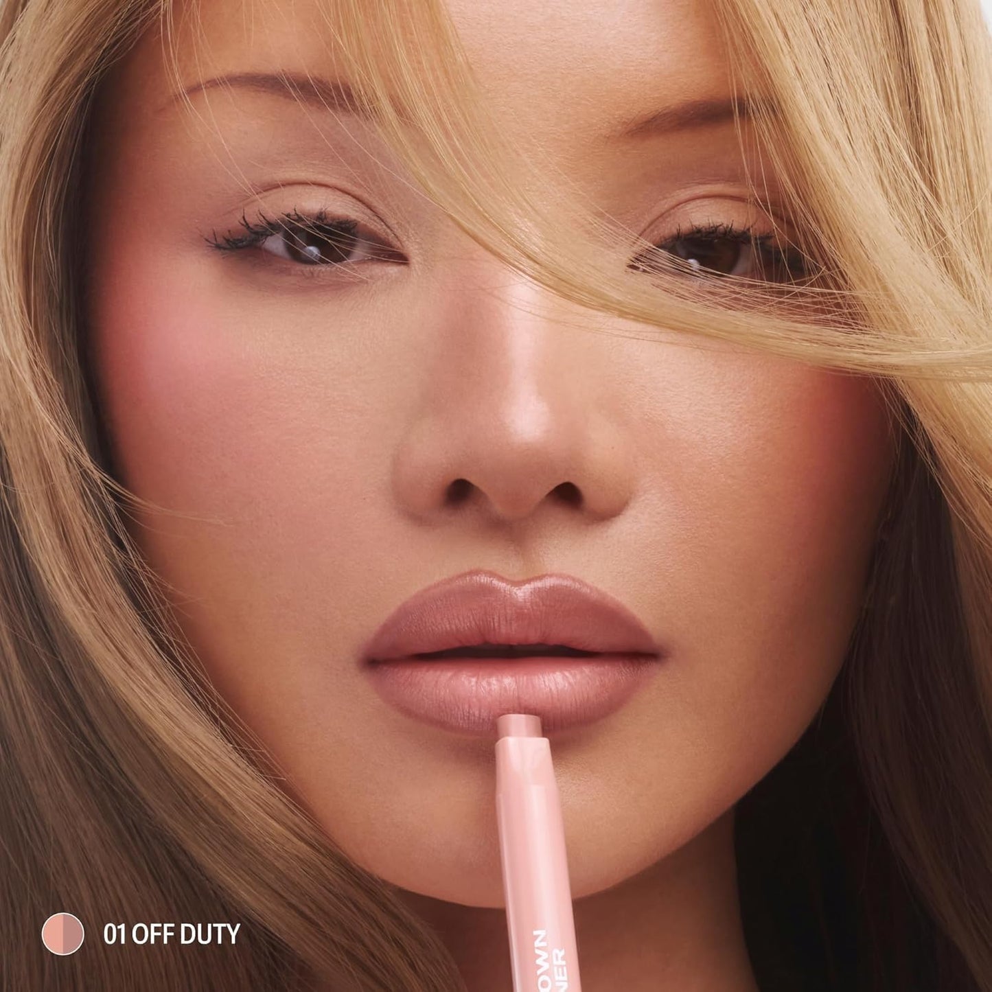 DoubleDown Lip Definer - 2-in-1 Hydrating Lip Liner & Balm | Creamy Satin Finish, Avocado Oil, Rosehip Oil, Vitamin E