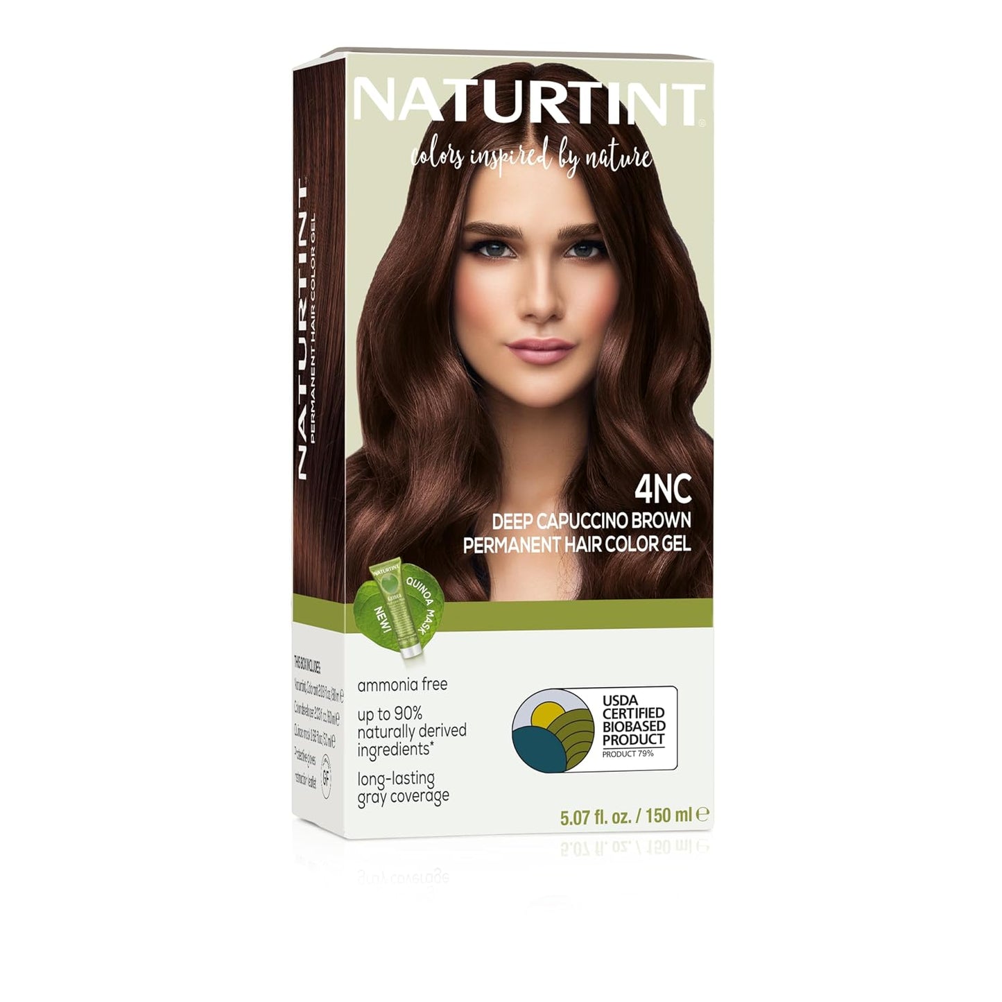 Naturtint 7N Hazelnut Blonde Permanent Hair Color | Ammonia-Free, Vegan, 100% Gray Coverage, Long-Lasting Results