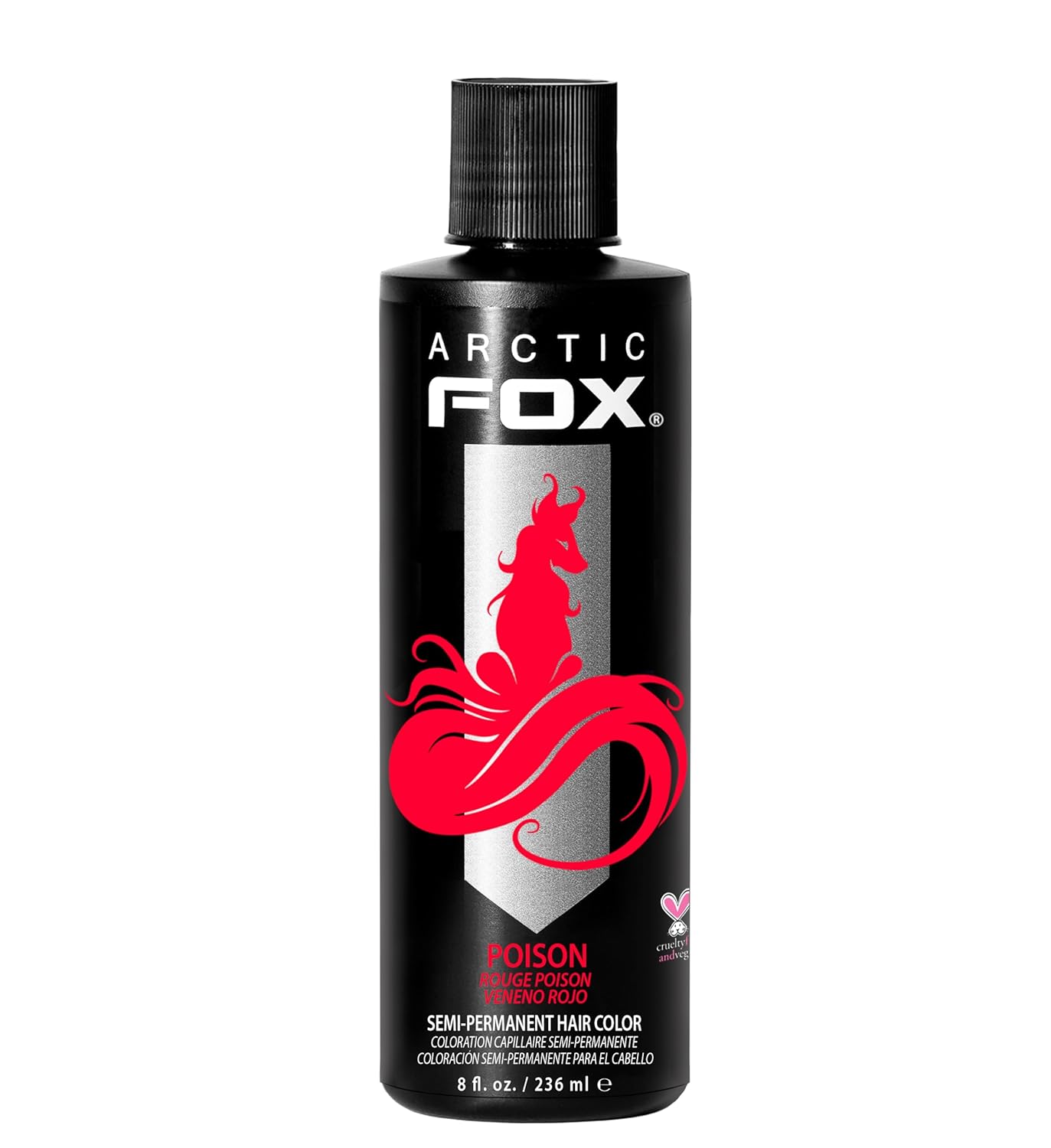 Arctic Fox Semi-Permanent Hair Dye - Vibrant Purple AF Color | Vegan, Ammonia-Free, 4 Fl Oz