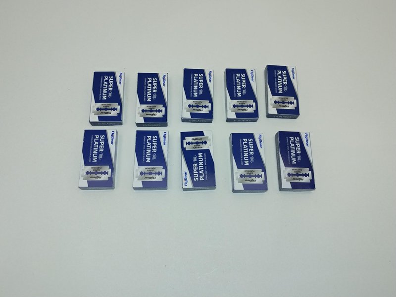 100x Fly Dear Super Platinum Double Edge Razor Blades Sampler Pack Stainless Steel. JL Missouri Parts & Misc.