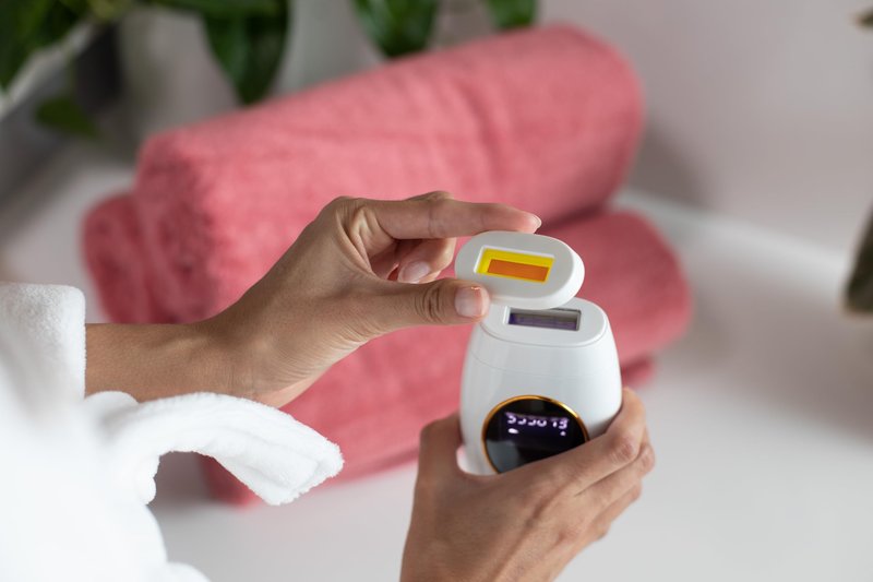 5minskin Hair Laser Removal Handset 2.0 IPL - Hair Removal Device for Women and Men, Facial and Body Hair Remover At Home, Light Based Hair Removal, 999,999 Flashes Safe & Painless Machine