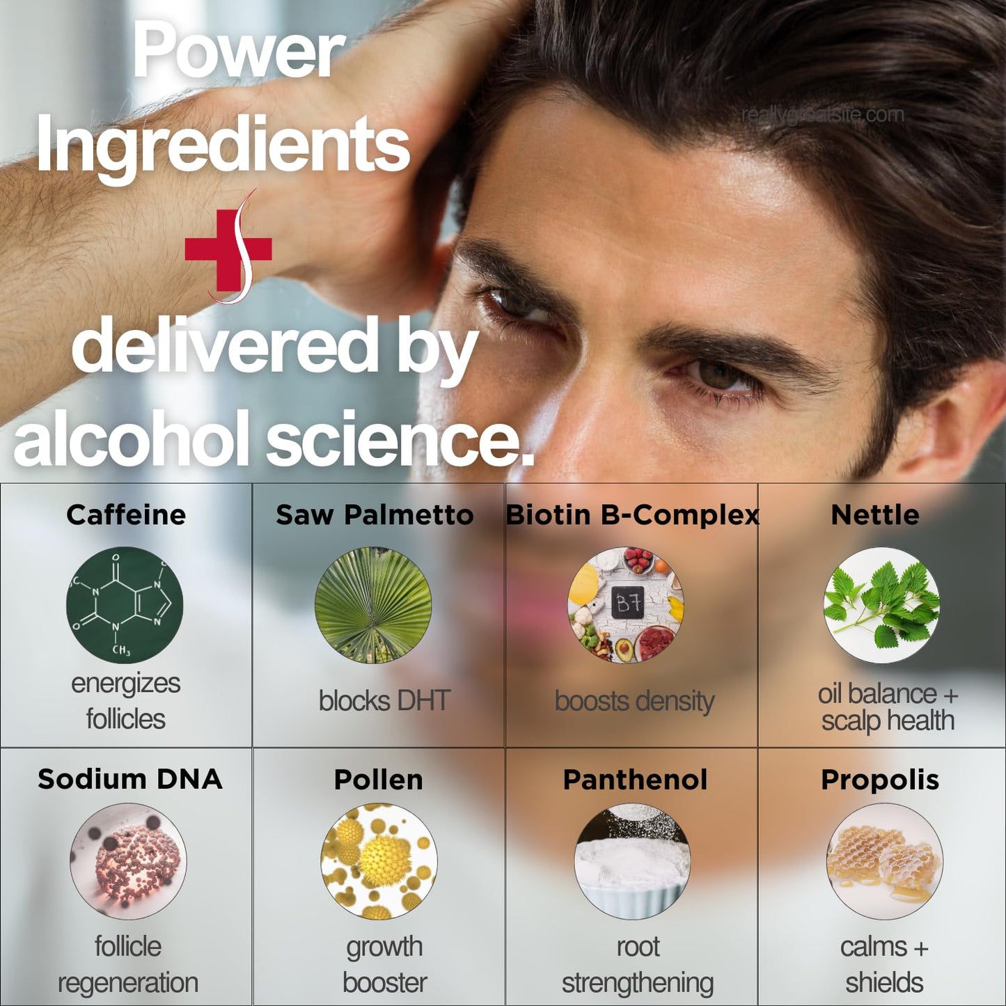 DX2-Dixidox Anti Hair Loss Treatment - DNA-Pollen Growth Formula for Thicker, Fuller Hair (6 DNA)