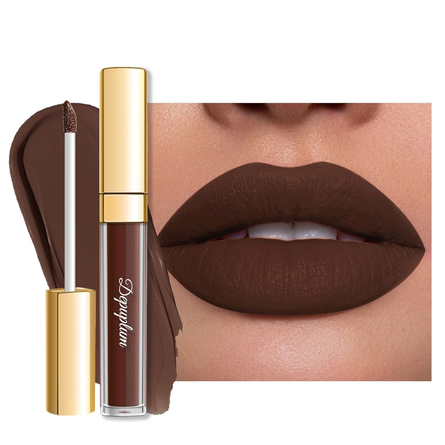 Nude Red Matte Lipstick - SuperStay Long-Lasting, Smudgeproof & Transferproof | Cruelty-Free Liquid Lip Color
