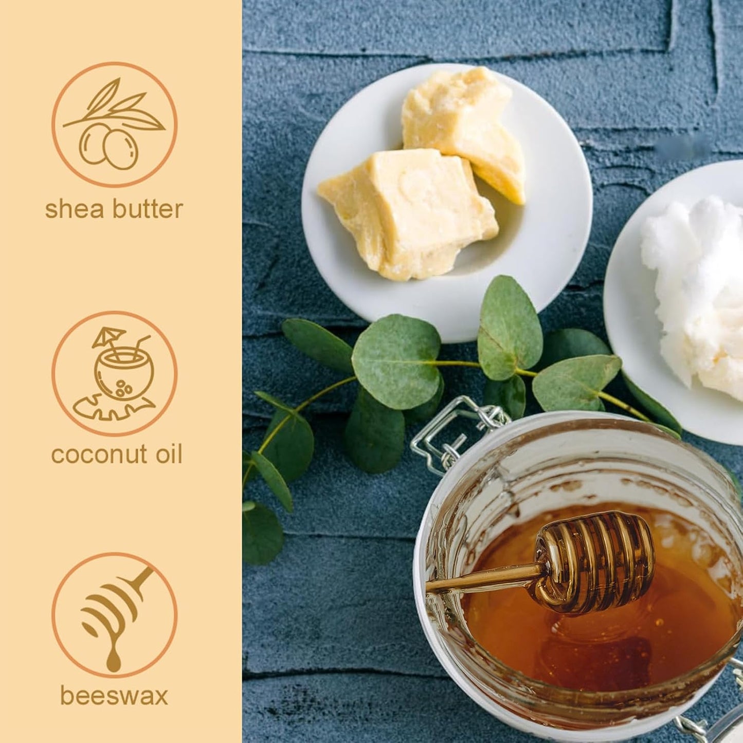 Honey Foot Balm Stick - Manuka Honey Moisturizing Cream for Dry, Cracked Heels & Feet | 1.41 Oz