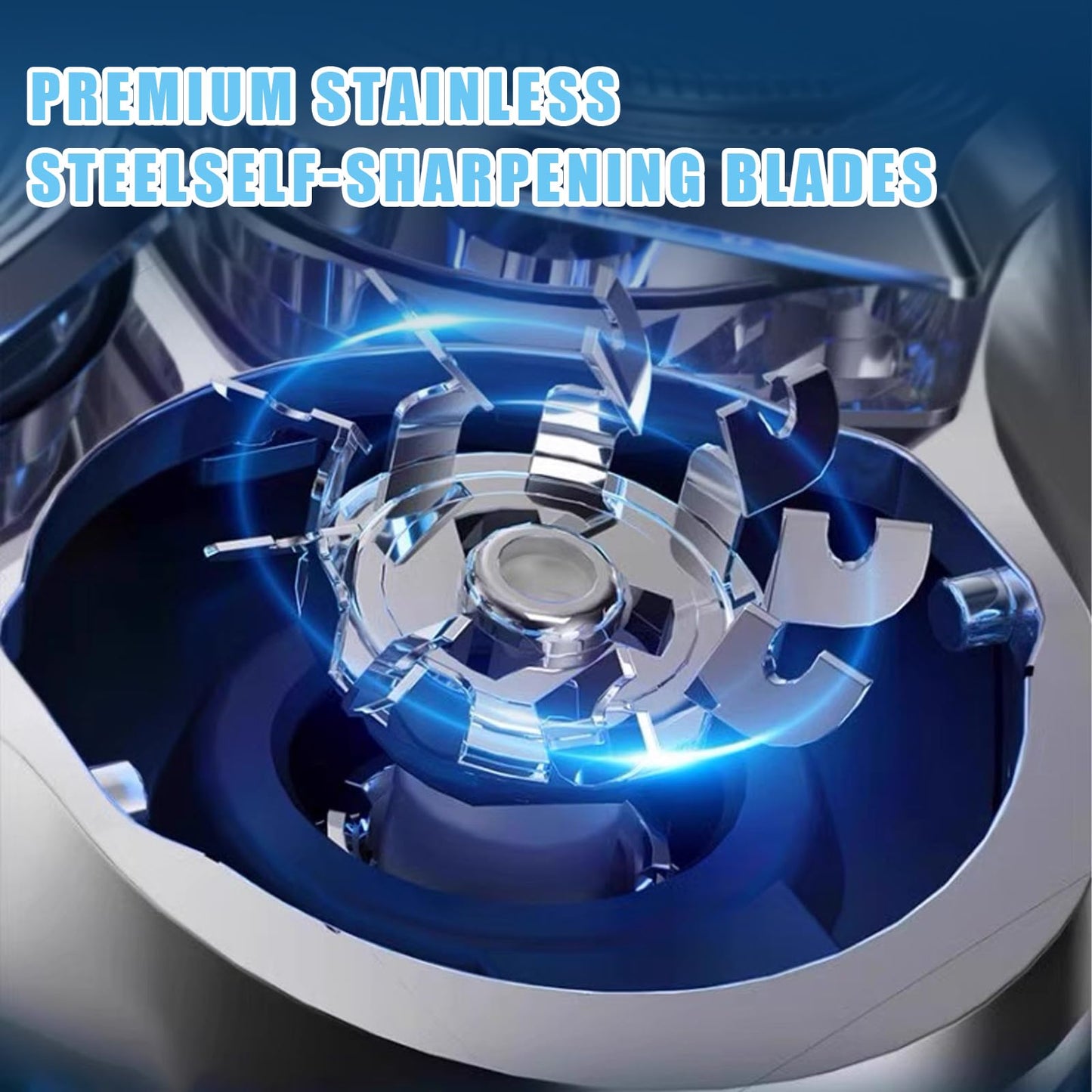 SH90 Replacement Rotary Heads Compatible with Philips Norelco Shavers Series 9000,Replacement Shaver Head with Double Metal Wheel Buckle and Upgrade Double-Layer Precision Blades (2 packs)