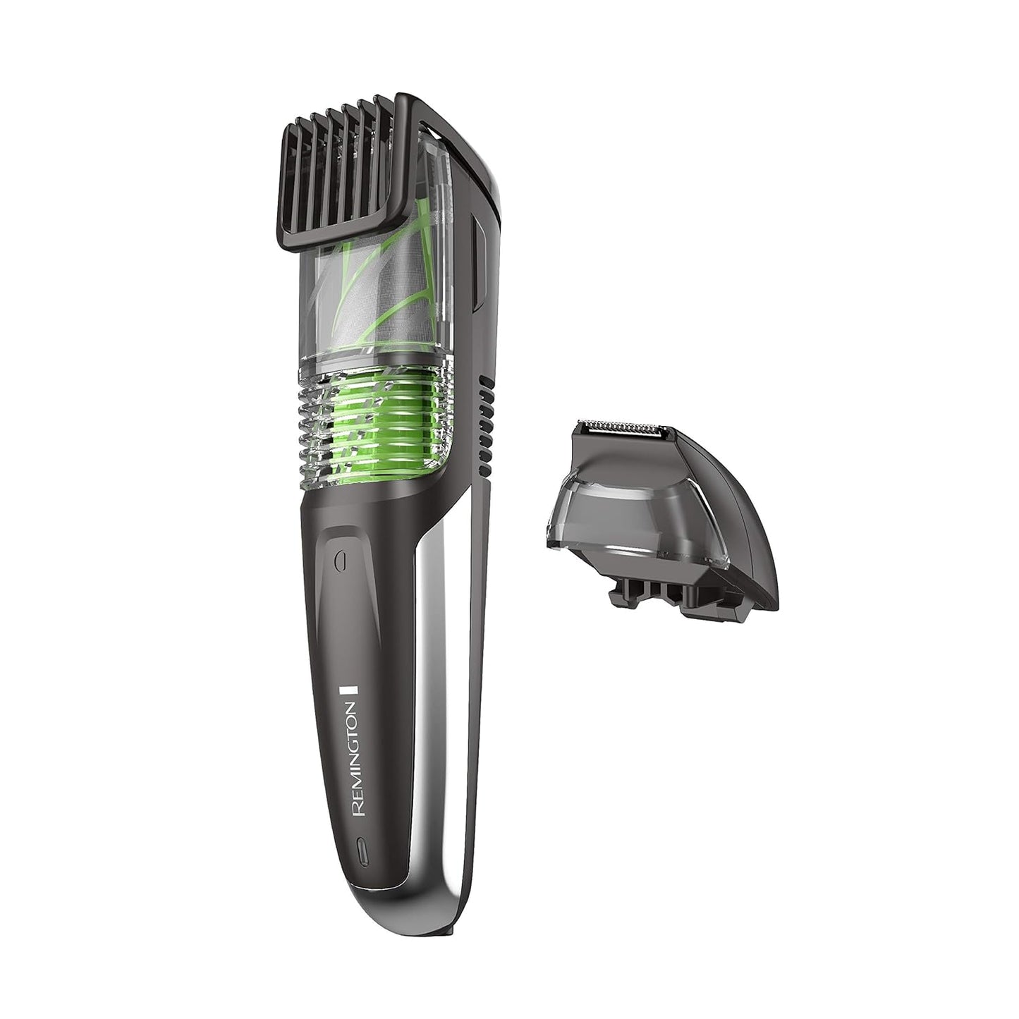 Remington Vacuum Beard Trimmer - 13 Length Settings, Rechargeable & Washable Blades | Adjustable Comb (2-18mm)