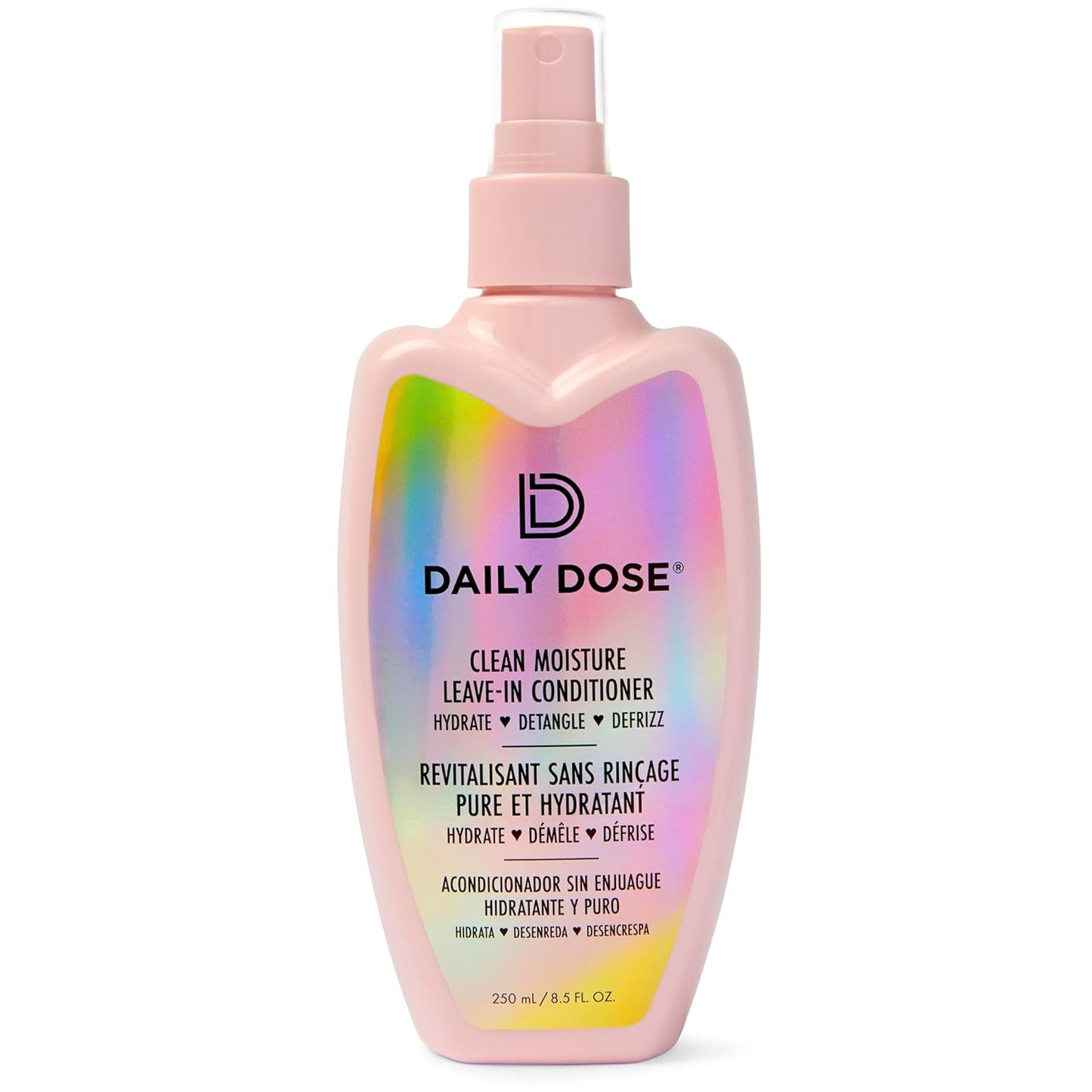 Clean Moisture Leave-In Conditioner Spray - Award-Winning Detangler for Dry, Damaged & Frizzy Hair | Vegan & Sulfate-Free