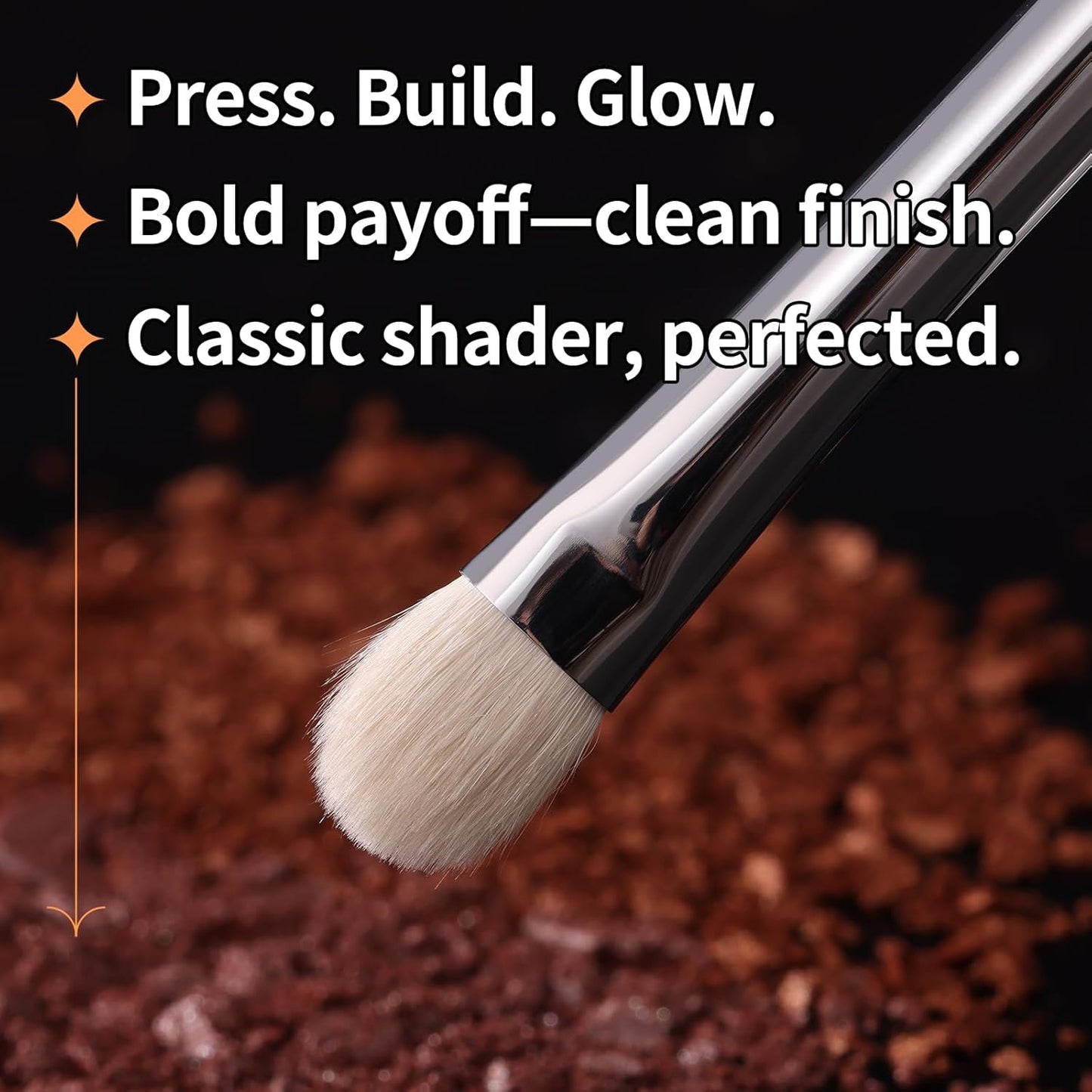 Eye Shadow Brush - Dense & Soft Applicator for Smokey Eyes | Classic Shader (196)