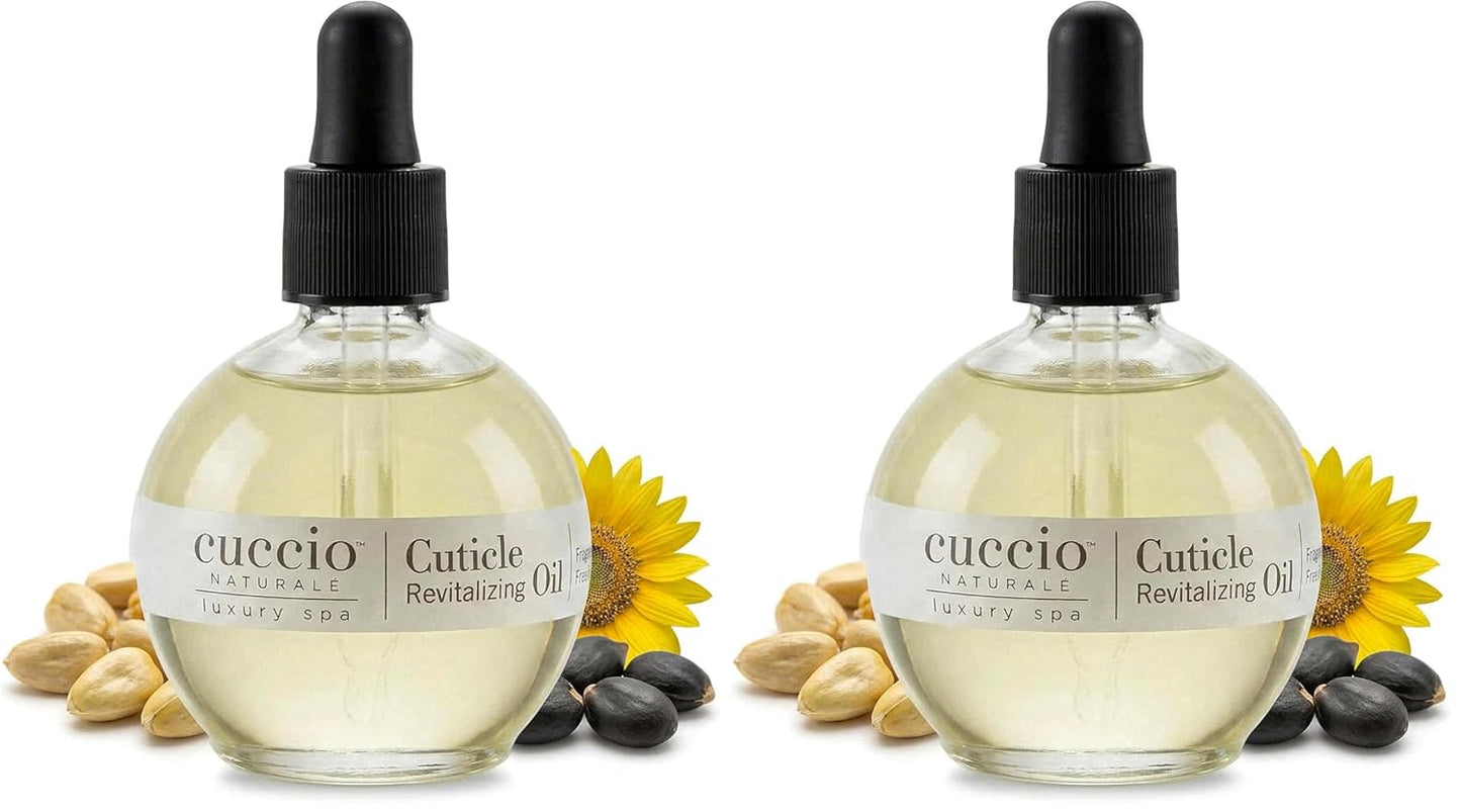 Cuccio Naturale Revitalizing Cuticle Oil - Lightweight Hydrating Nail & Cuticle Conditioner | 2.30 Fl Oz