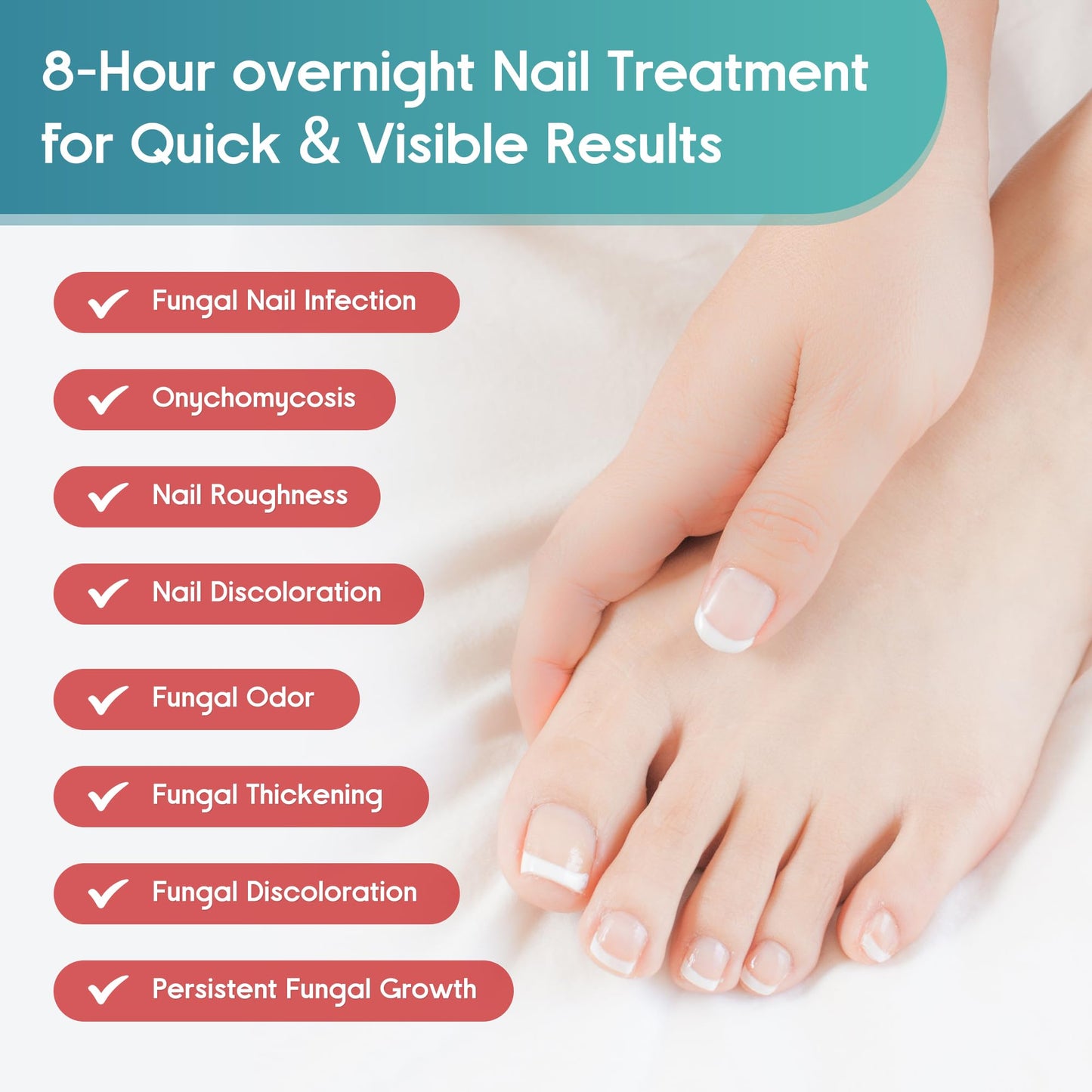 DR.RAPID Fungal Nail Patches, Toenail Fungus Treatment Extra Strength - 20 Fungal Nail Patches for Toe Nail Fungus Treatments, 8-Hour Nighttime Nail Fungus Patches for Nail Fungus Treatment