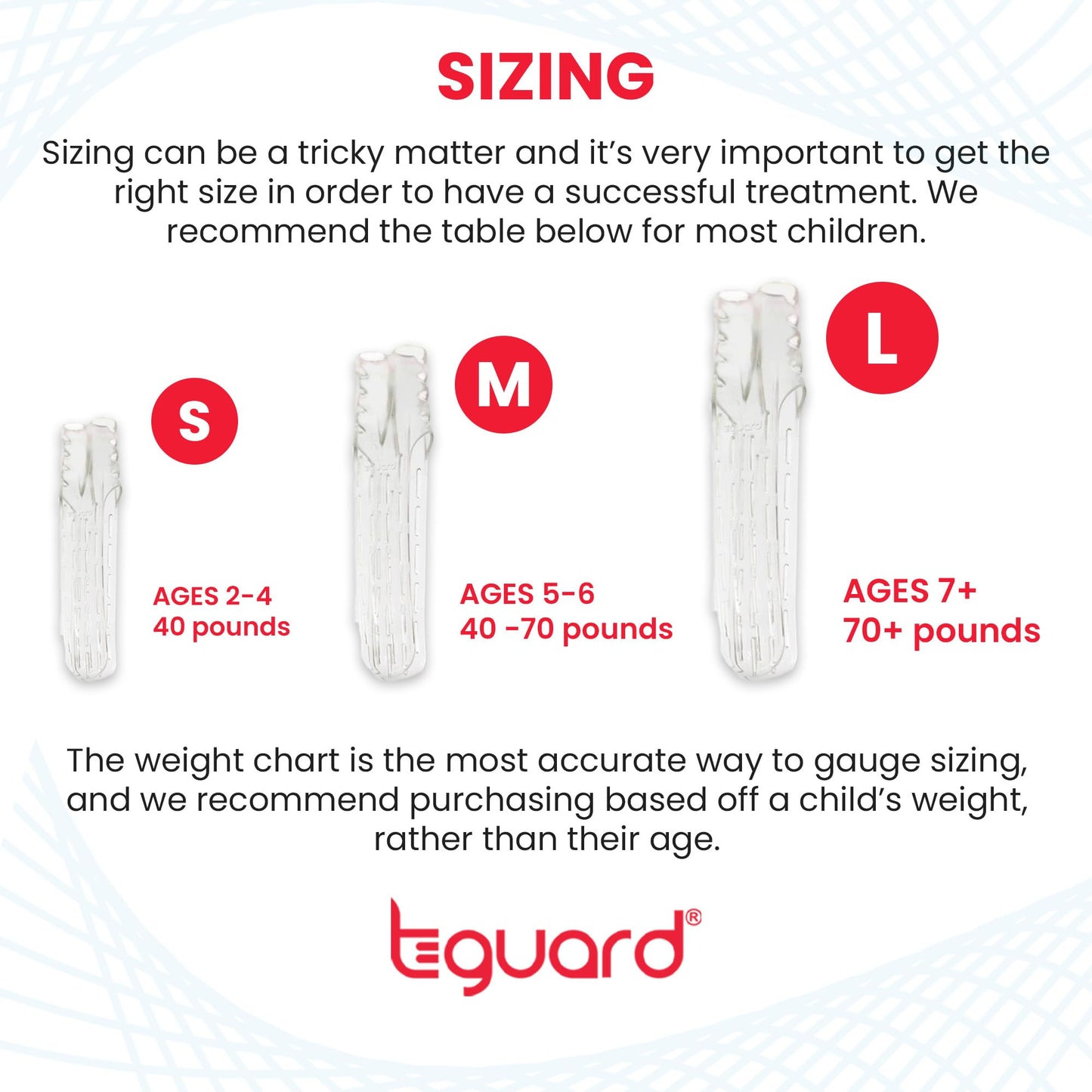 TGuard AeroFinger Anti-Finger Sucking Guard – Finger Sucking Prevention Kit, Deterrent to Stop Finger Habit, Washable Secure-Fit Guard for Kids, Large (Kids 70 lbs & Up), Ages 7 and Up, Made in USA