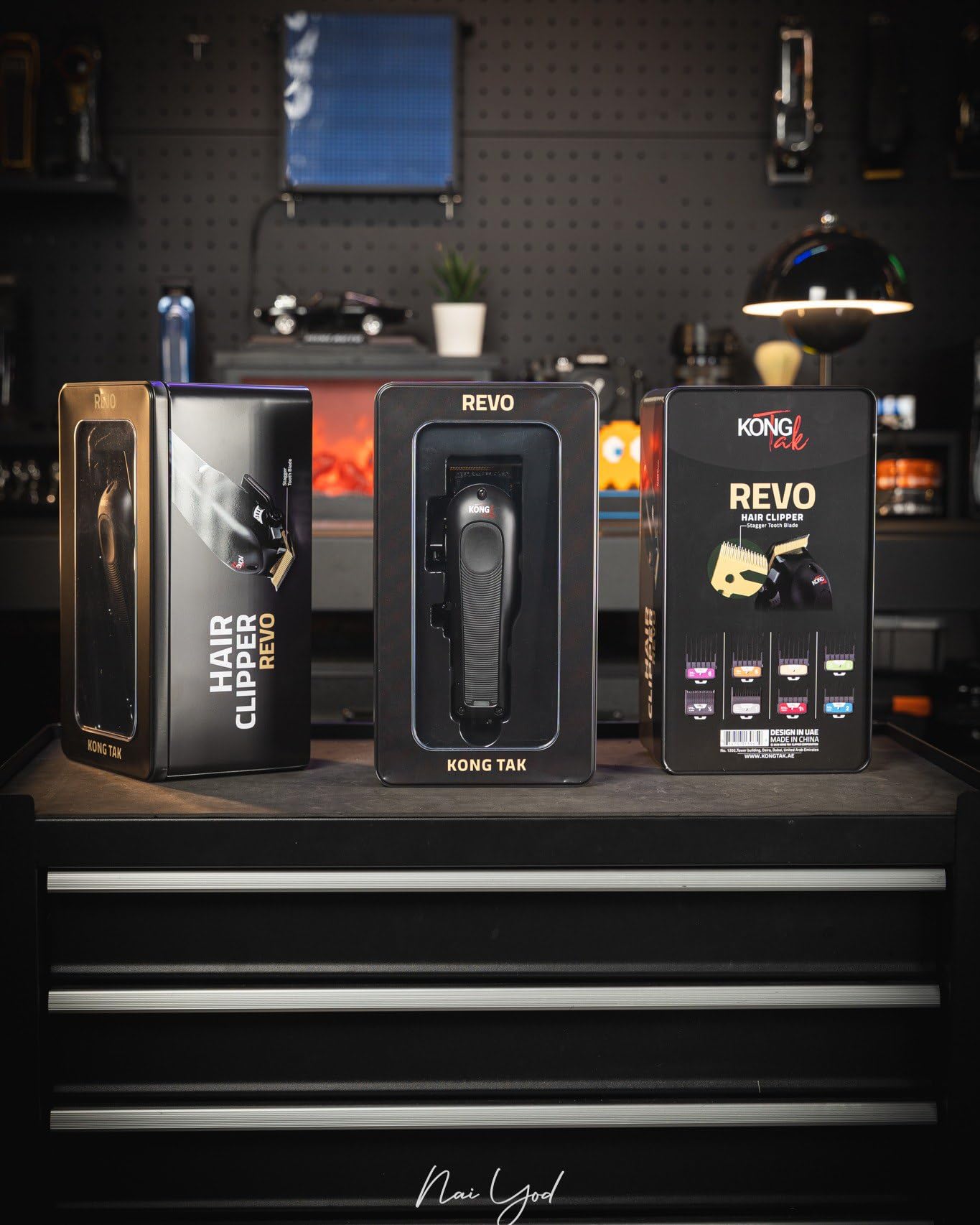 KONG TAK REVO Professional Hair Clipper with Digital Brushless Motor and DLC Blade