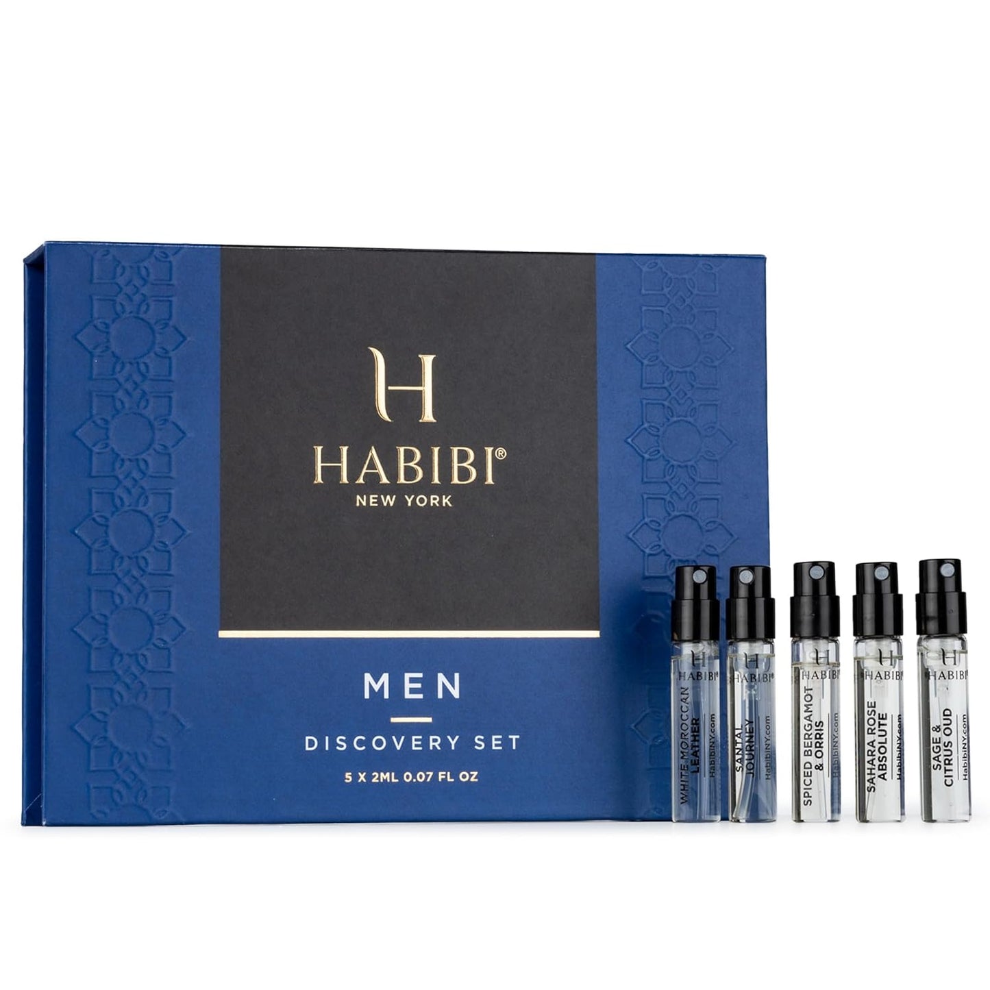 Men's Cologne Sample Set - Oud & Perfume Mini Sprays (10 x 2 mL) | Made in USA