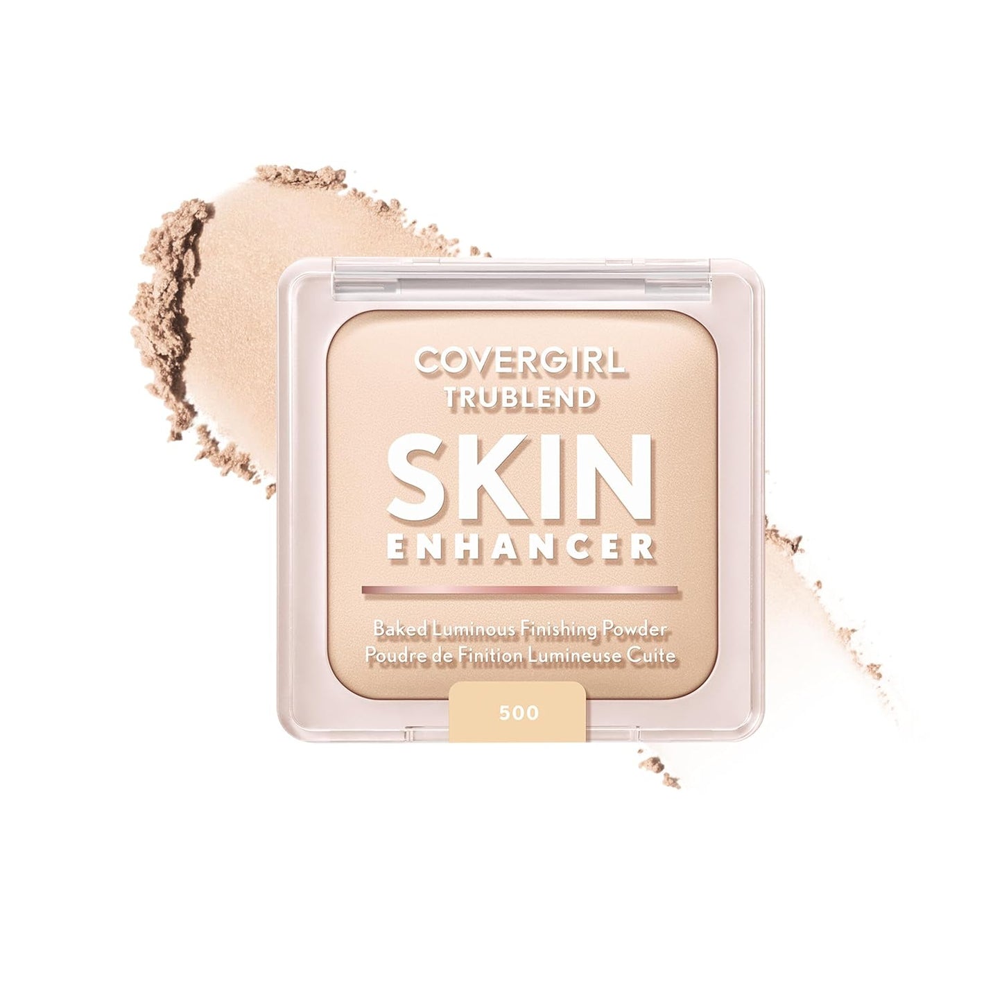 COVERGIRL TruBlend Skin Enhancer - Baked Luminous Face Powder with Hyaluronic Acid | 500 Sugar Cookie