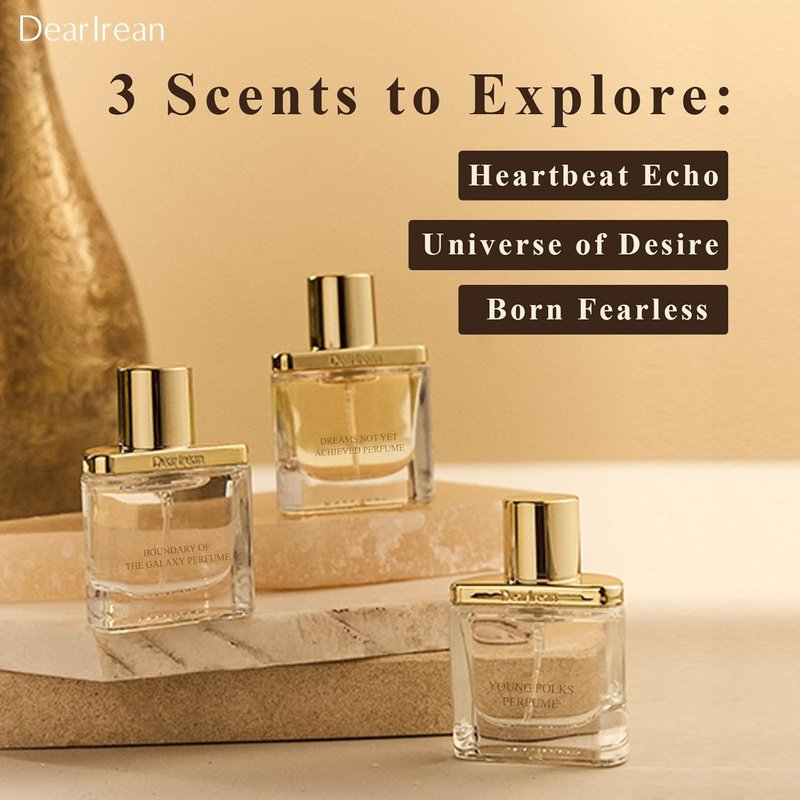 Dear Irean Floral Romance Perfume for Women - Long Lasting Jasmine & Rose | Travel Size Mini 0.34 Oz