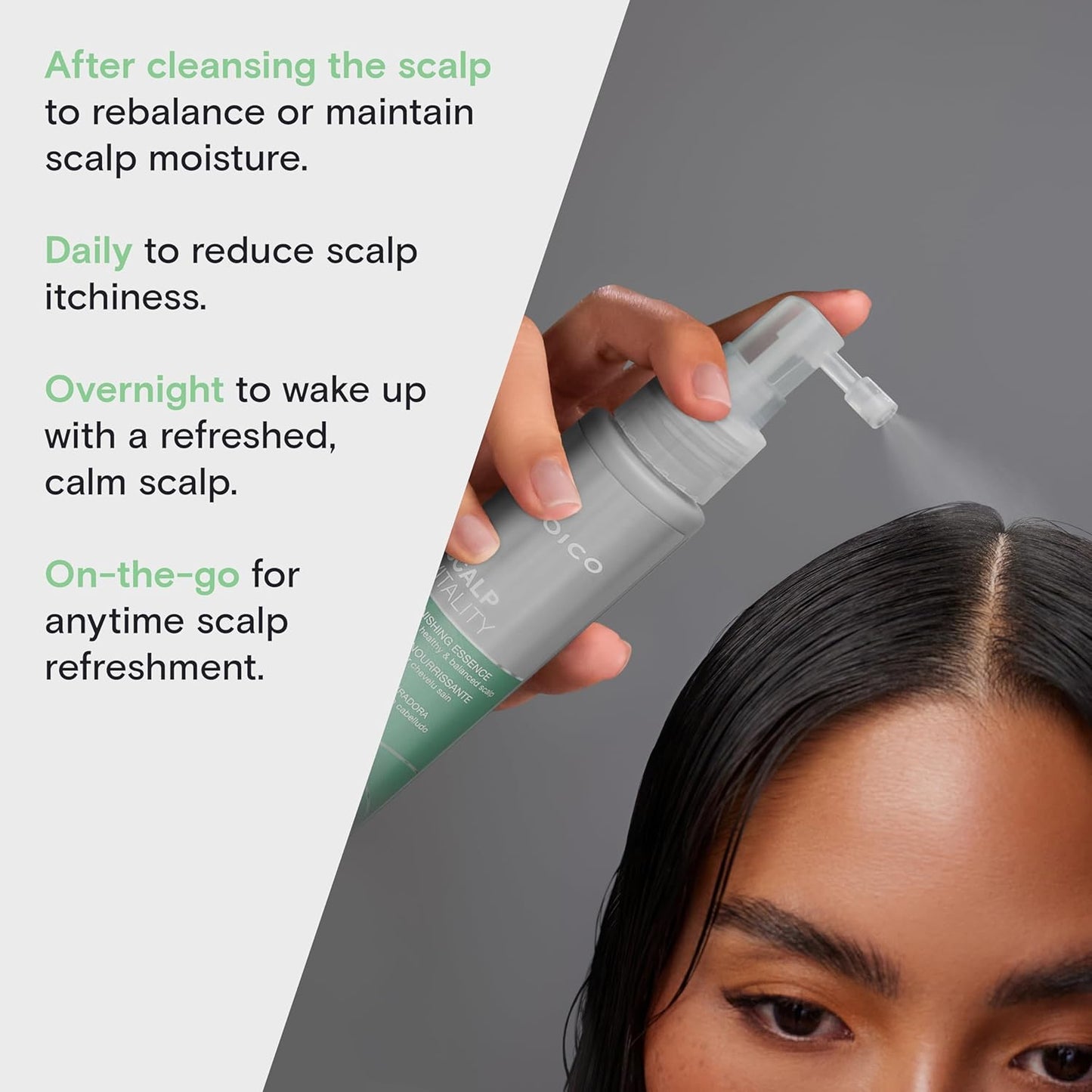 Joico Scalp Vitality Replenishing Essence - Hydrating Treatment for Dry, Itchy Scalp | 3.38 Fl Oz