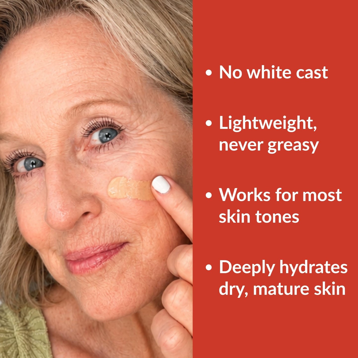 Vibriance Sheer Zinc Sunscreen - Tinted Sunscreen for Face SPF 50, Lightweight Facial Moisturizer with Niacinamide, Hyaluronic Acid - 1.7 fl oz