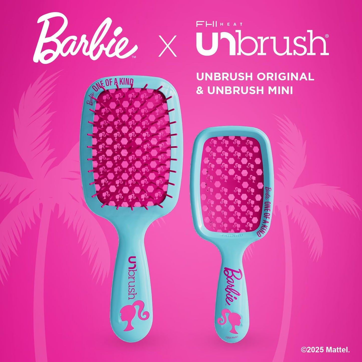 Barbie Detangling Brush Duo - Effortless Hair Care - Blue Color