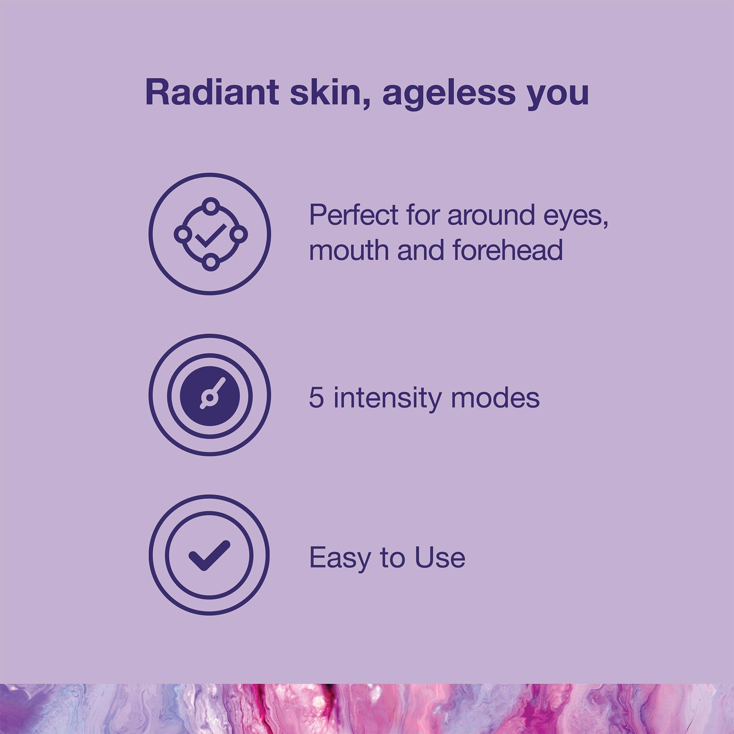 Plum Beauty Microcurrent Toning Device – Skin Tightening & Face Contour Massager, Self-Care Gifts for Women