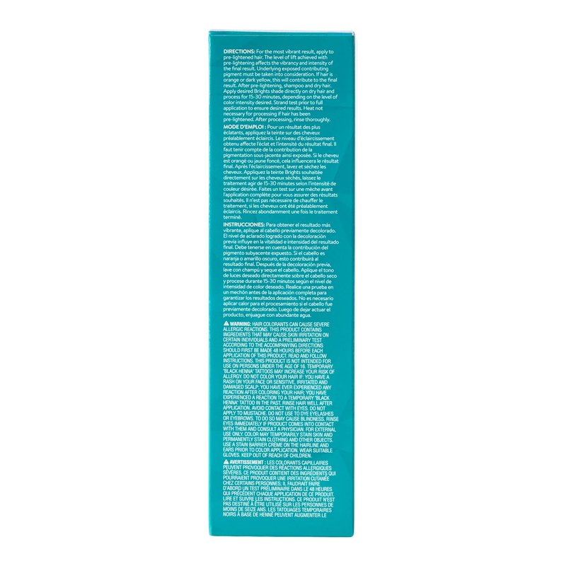 Brights Semi-Permanent Hair Color - Vibrant Jade Shade for Bold Looks