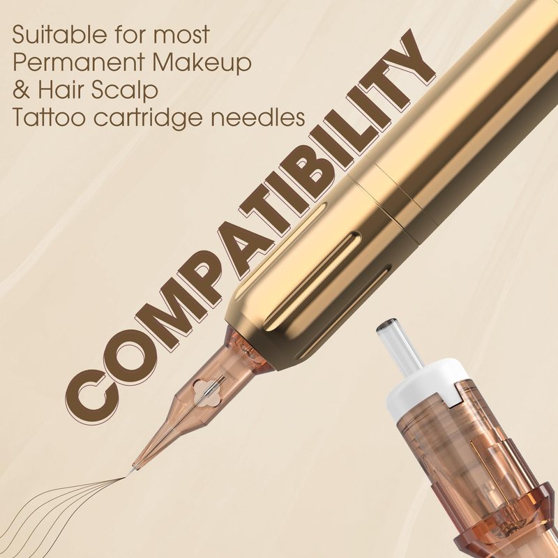 POPUPMU Tattoo Gun Kit - Wireless Tattoo Machine 3.0mm Stroke Coreless Motor with 800mAh Power Supply PMU Tattoo Cartridge Lining Needles Mixed Set 18Pcs for Professional Tattoo Supply Purple(NORA)