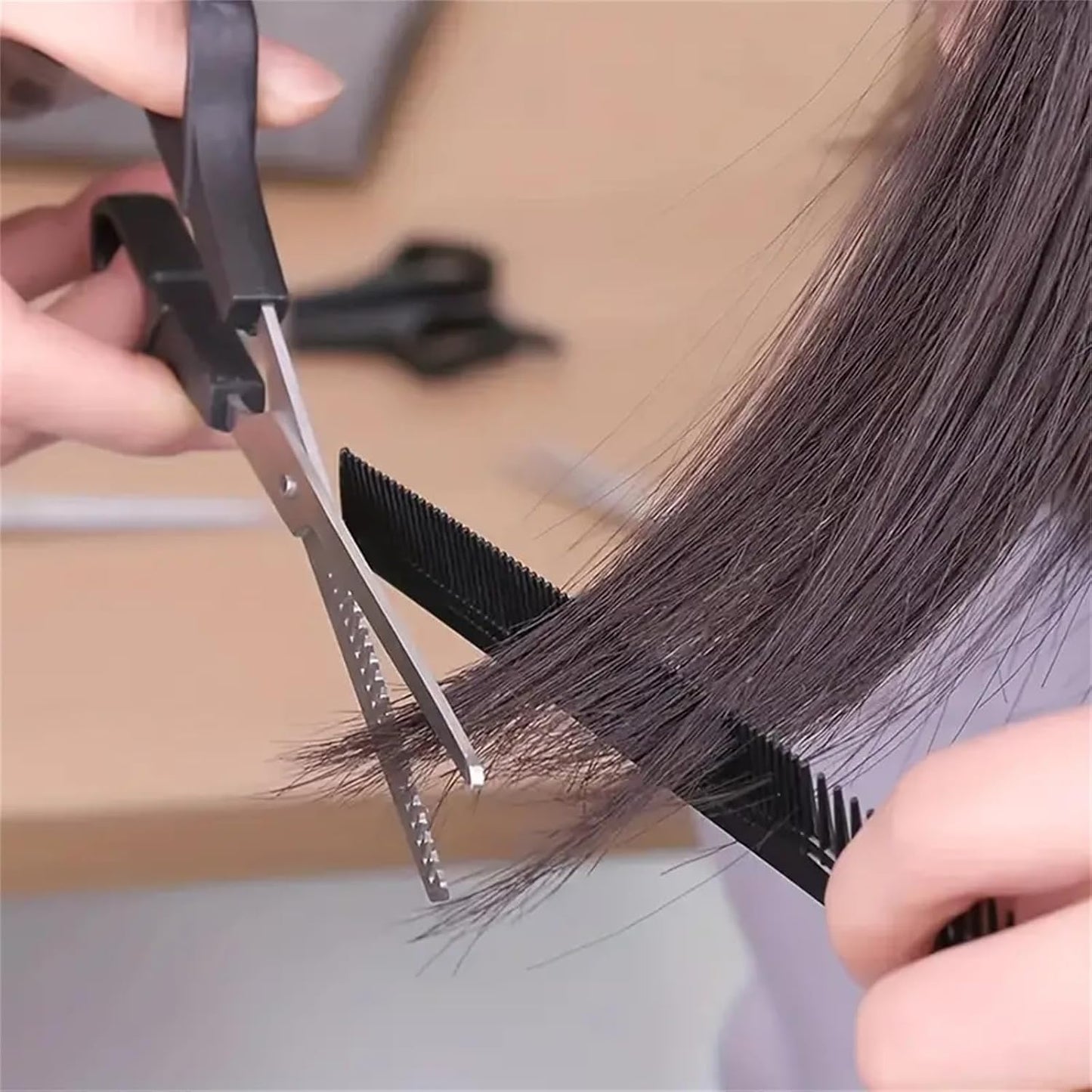 3-Piece Hair Cutting Scissors Set - 6.5-Inch Stainless Steel Shears for Men, Women & Pets | Includes Thinning Shears & Comb