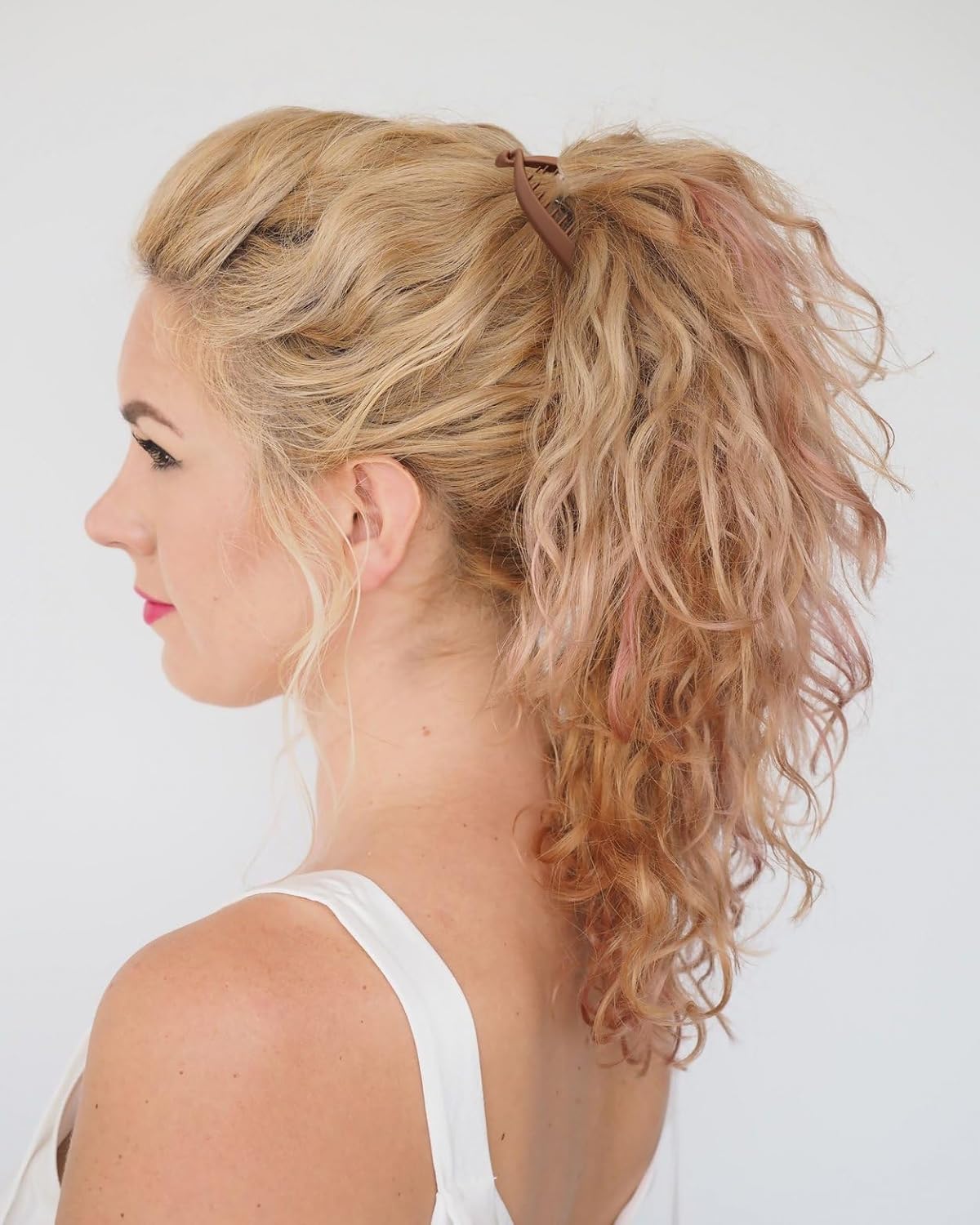 Banana Clips for Women - 2 Pcs Small Volumizing Claw Clips for Thin Hair | Retro Ponytail Bun Holders