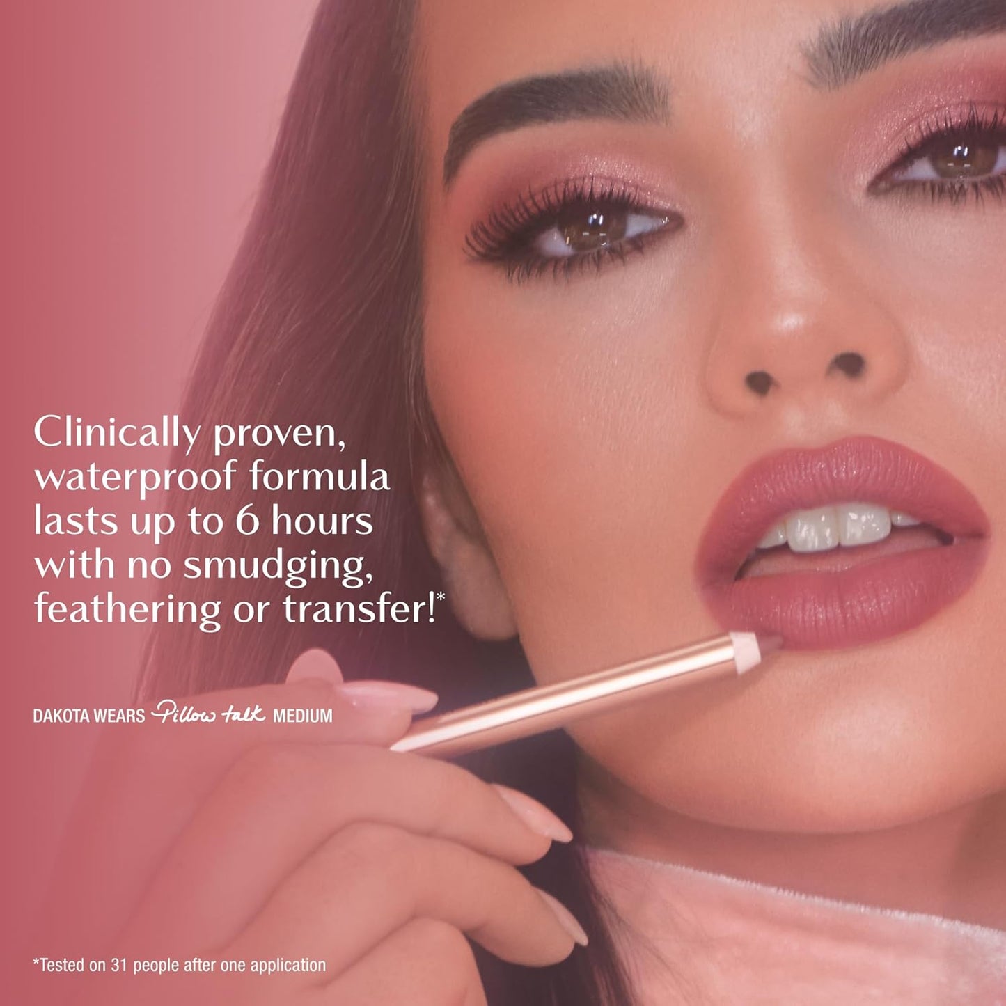 Charlotte Tilbury Lip Cheat Lip Liner Pencil - Define and Enhance Lips with Jojoba Oil | Waterproof & Smudge-Proof