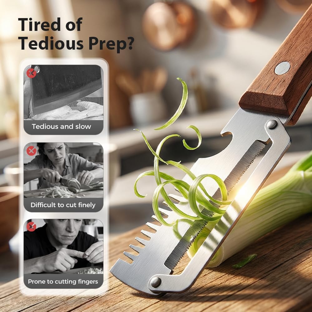 Multifunctional Vegetable Peeler - Upgraded Stainless Steel Kitchen Gadget for Easy Grip | Ideal Peeling Tool for Home Cooking