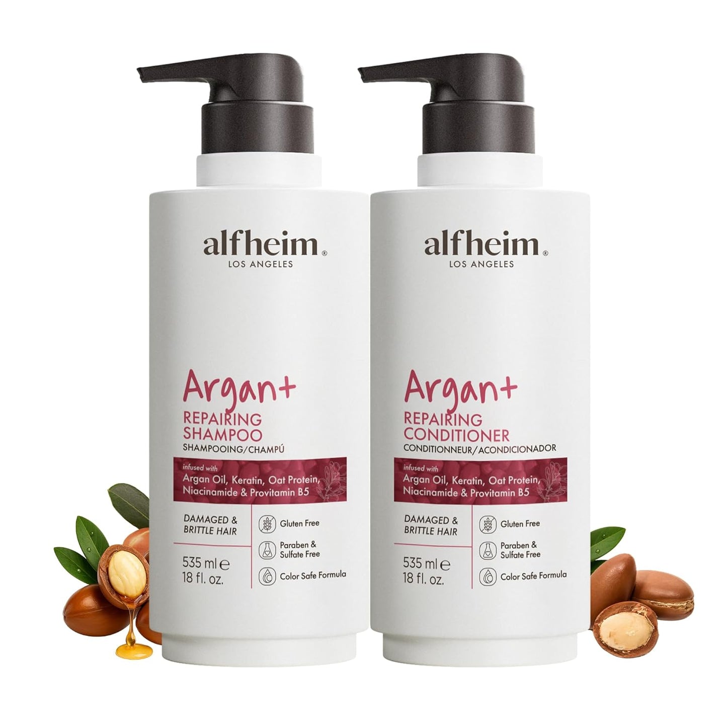 Rosemary+ Purifying Shampoo & Conditioner Set - Balancing Care for Oily & Fine Hair | 18 oz x2