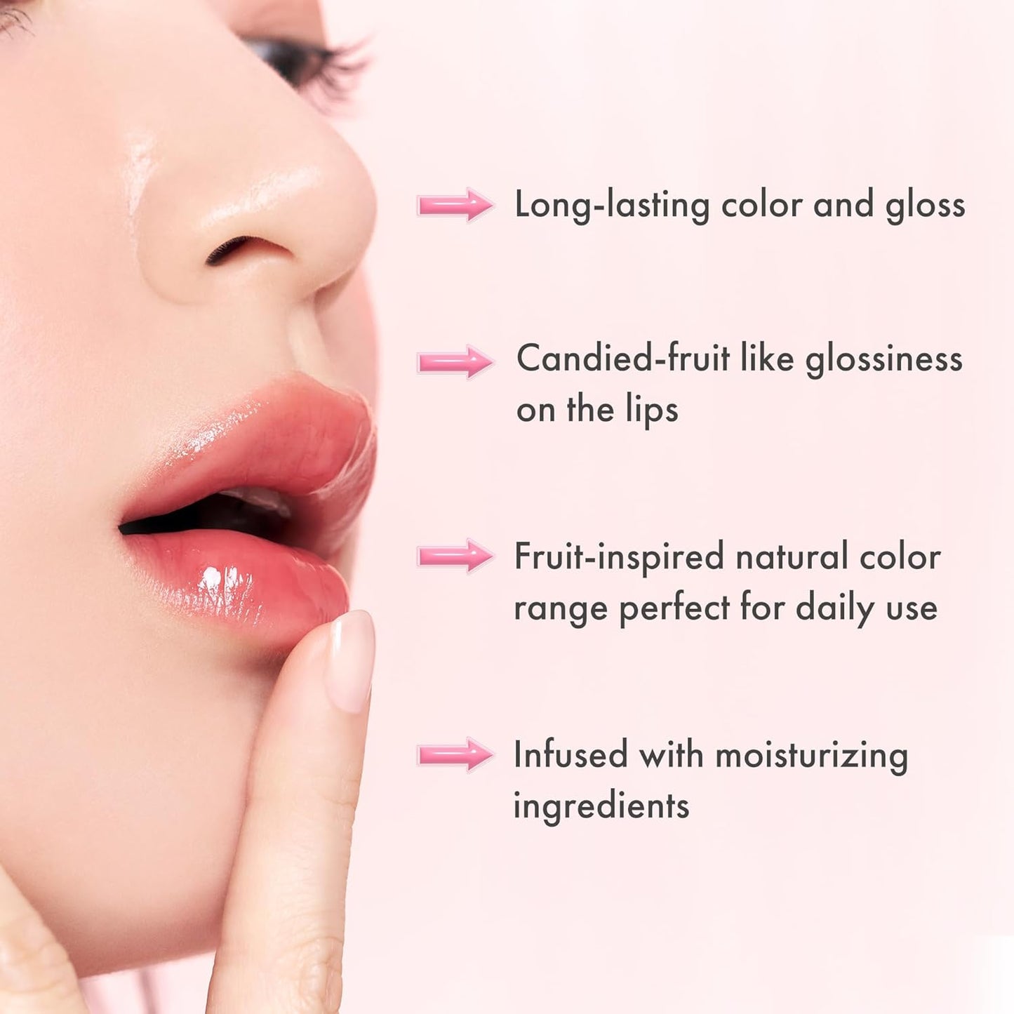 Juicy Lasting Tint Lip Stain - Long-Wearing Glossy Formula | 13 Eat DotorI Red Brick | Non-Sticky, Plump Lips