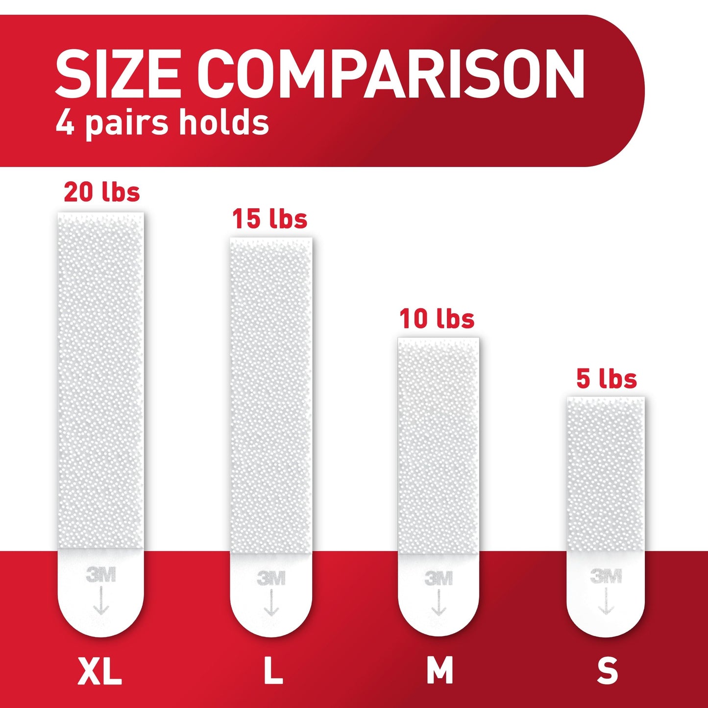 Command 20 lb X-Large Picture Hanging Strips, 16 Pairs White Command Strips Heavy Duty Picture Hanger
